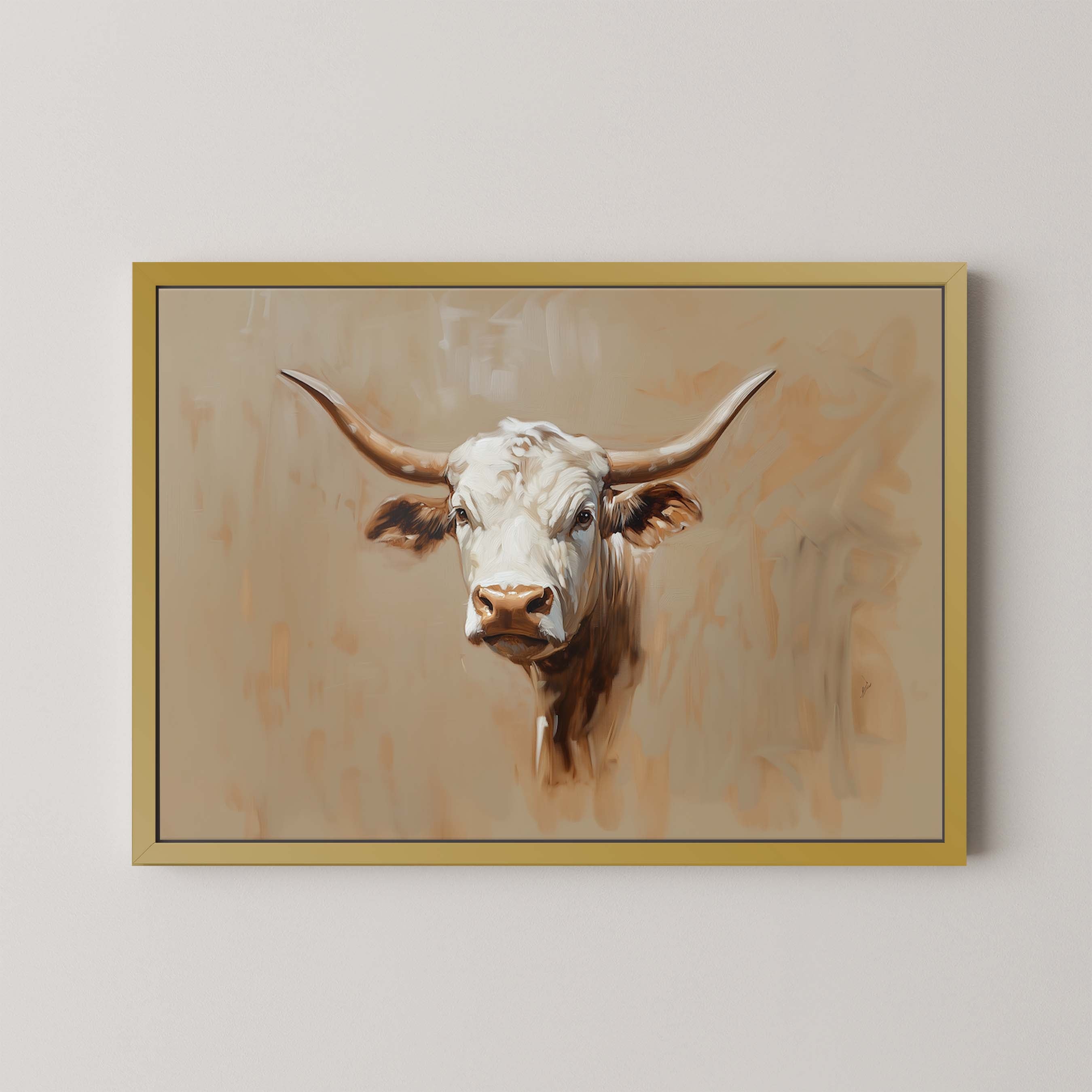 Portrait of a Bull