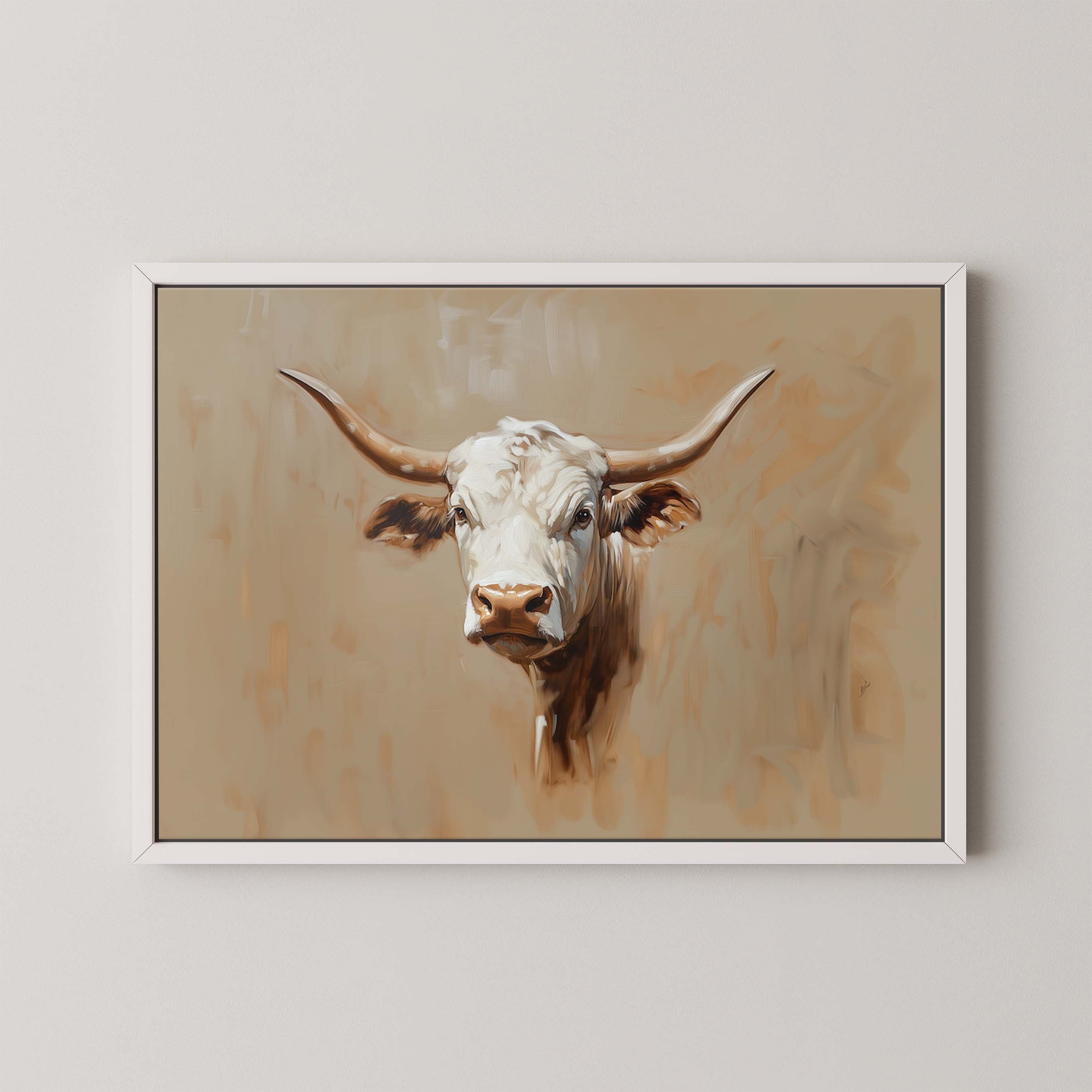 Portrait of a Bull