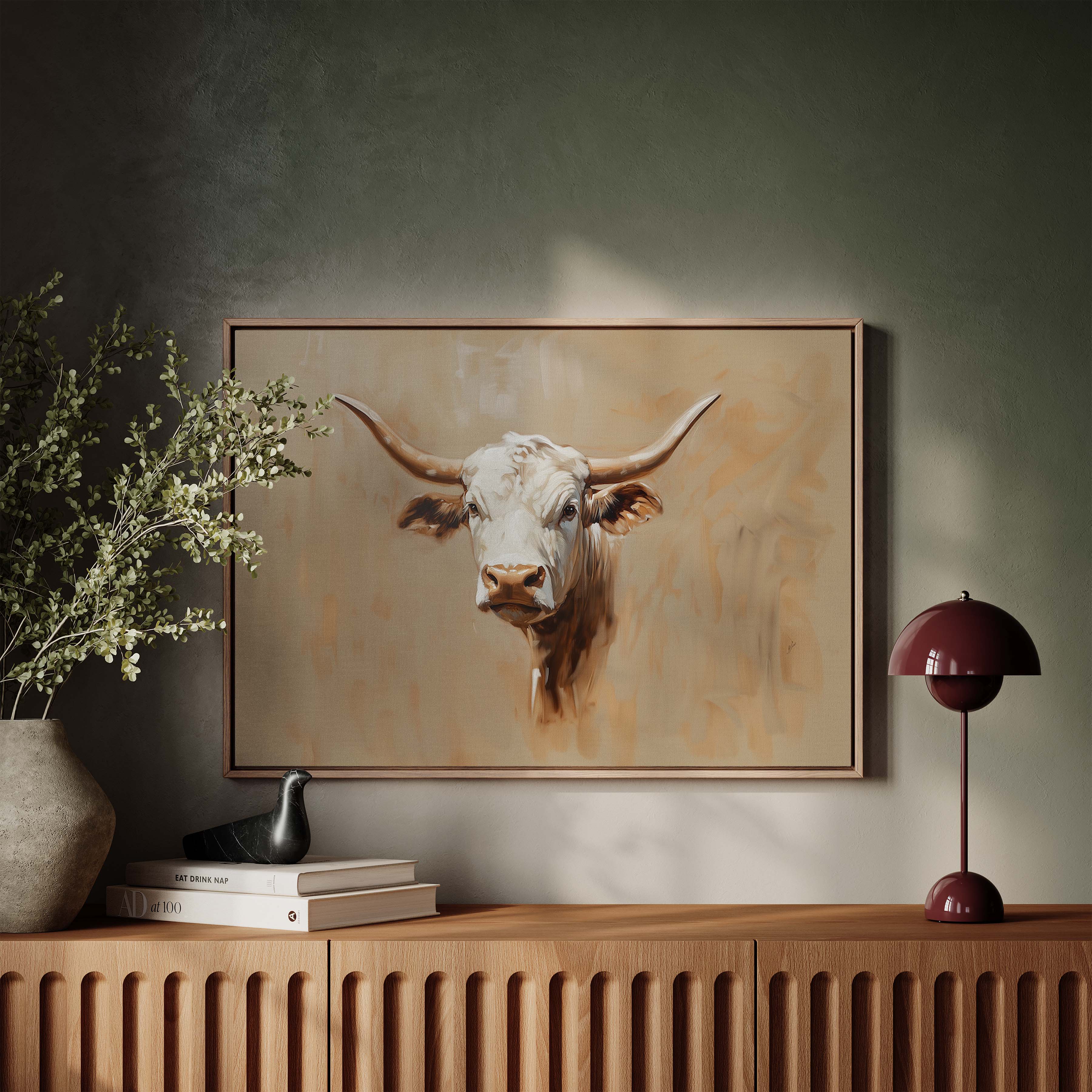Portrait of a Bull