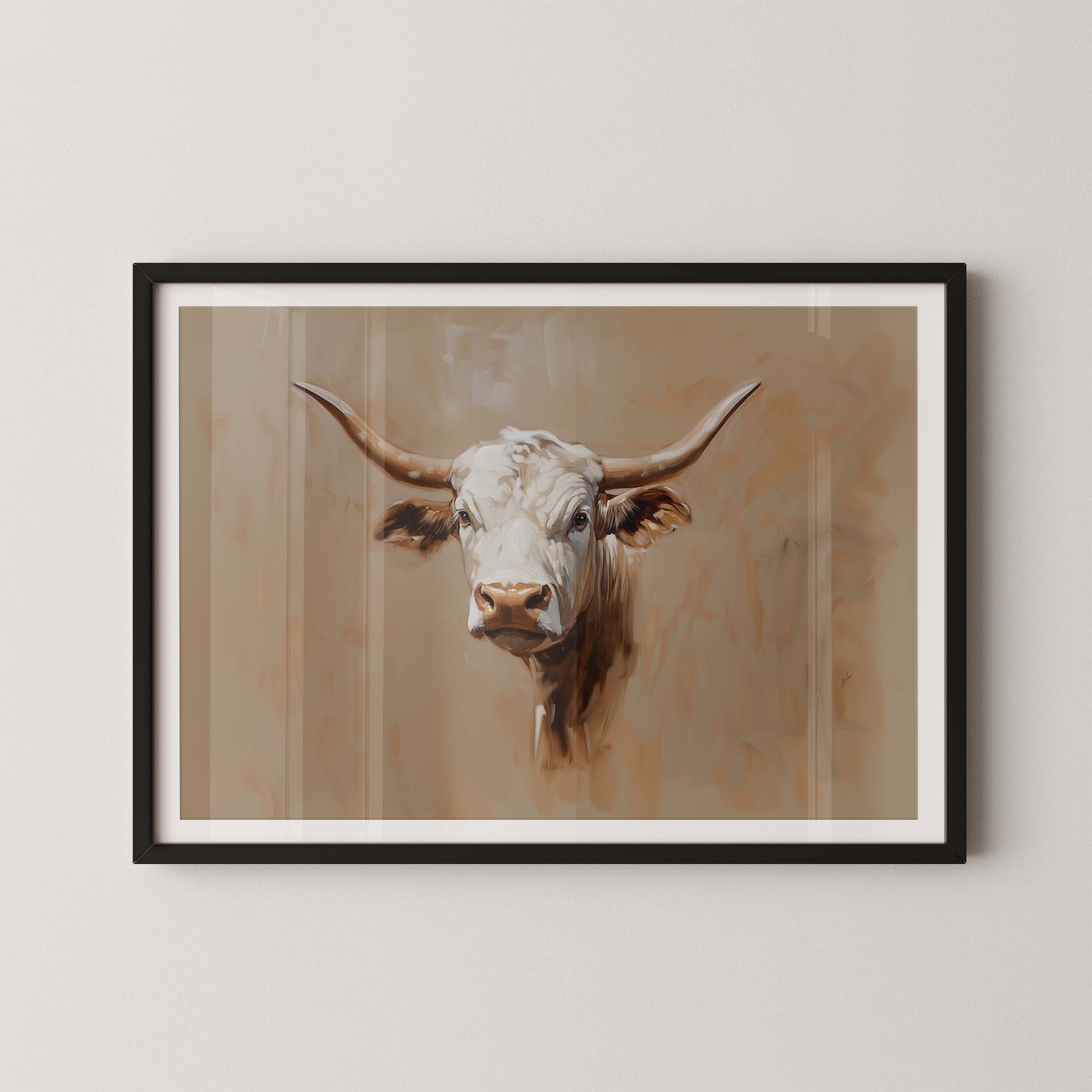 Portrait of a Bull