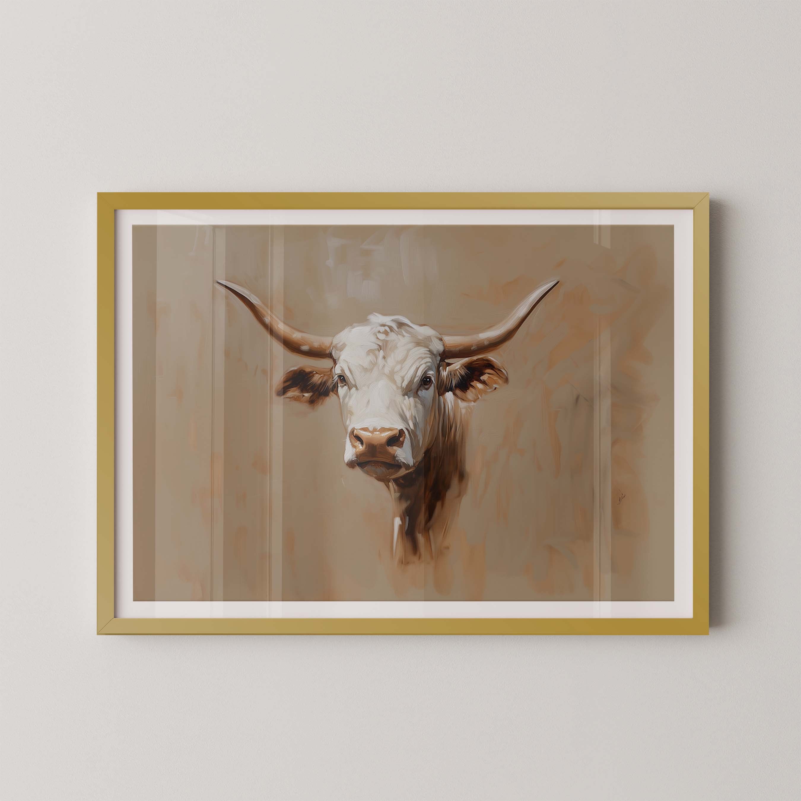 Portrait of a Bull