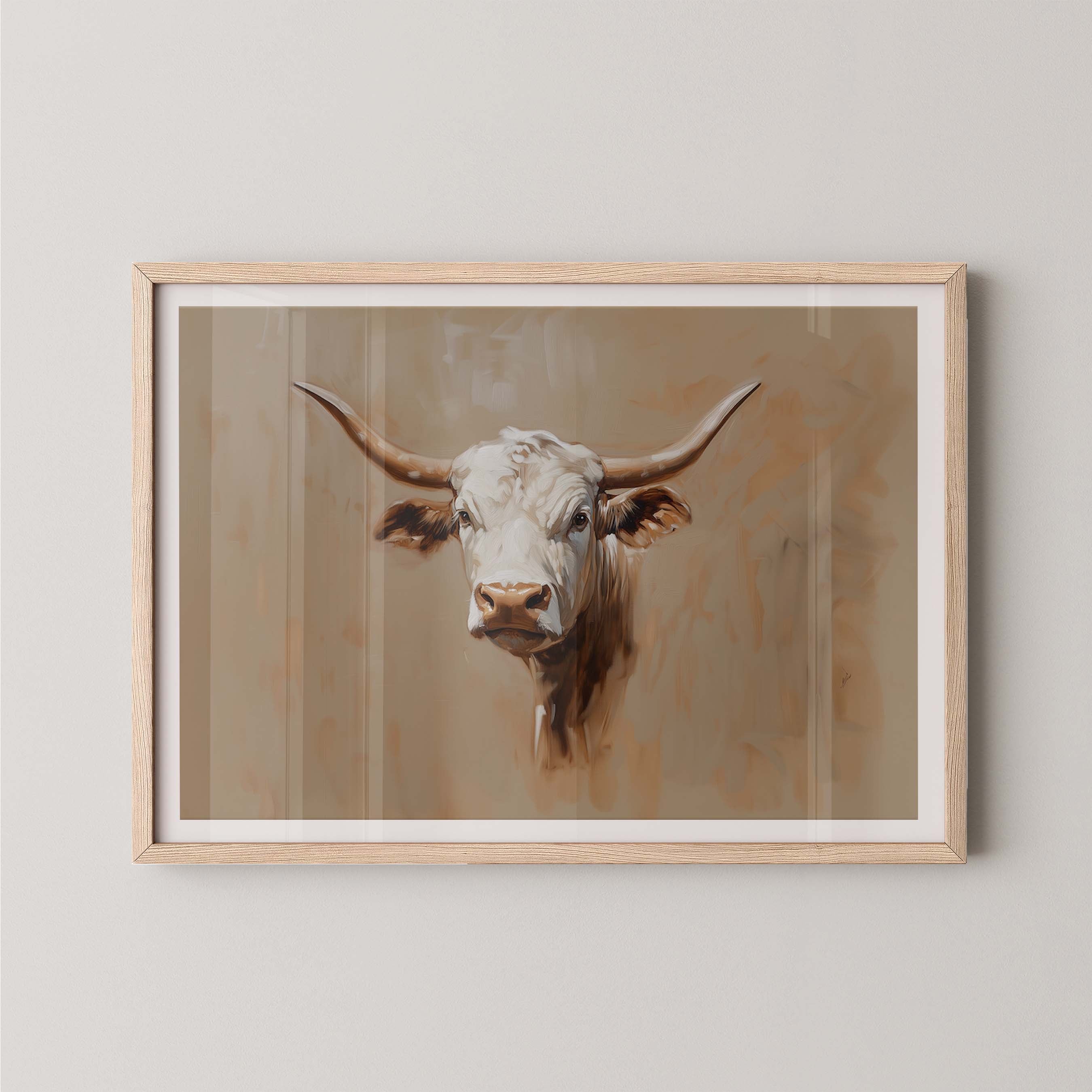 Portrait of a Bull