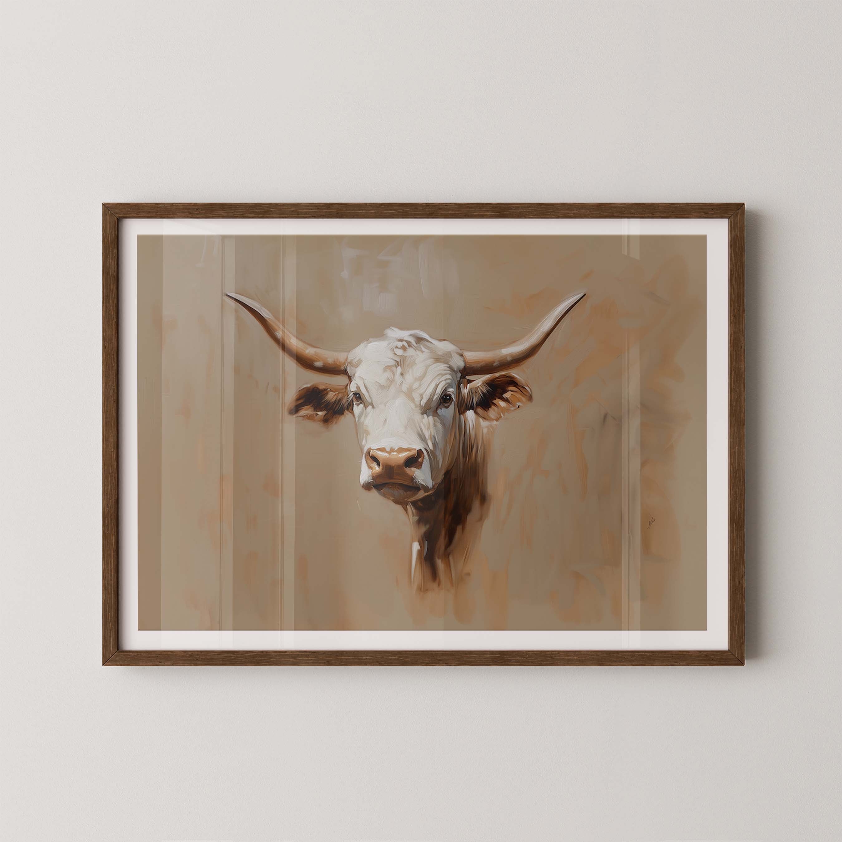 Portrait of a Bull