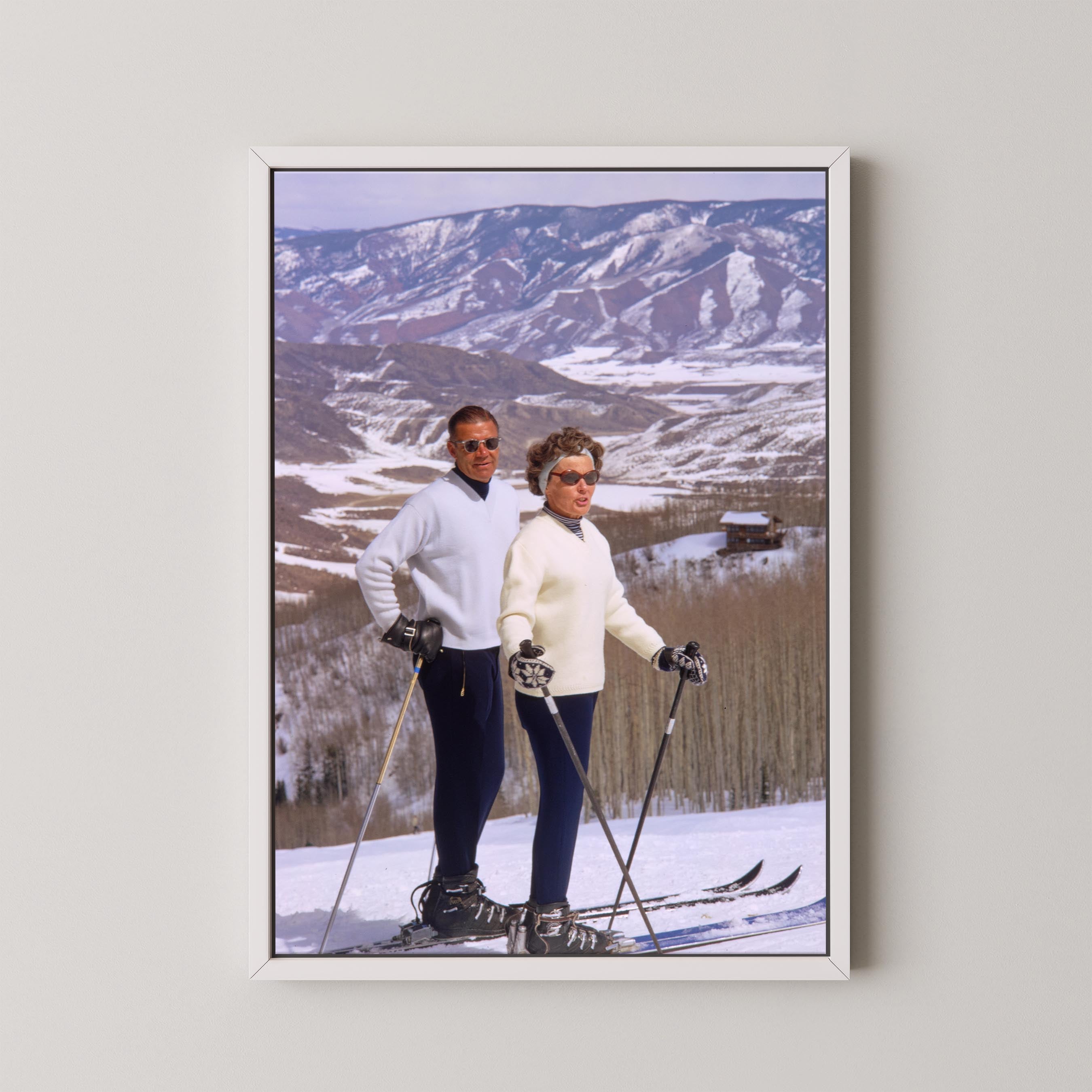 Retro Skiers