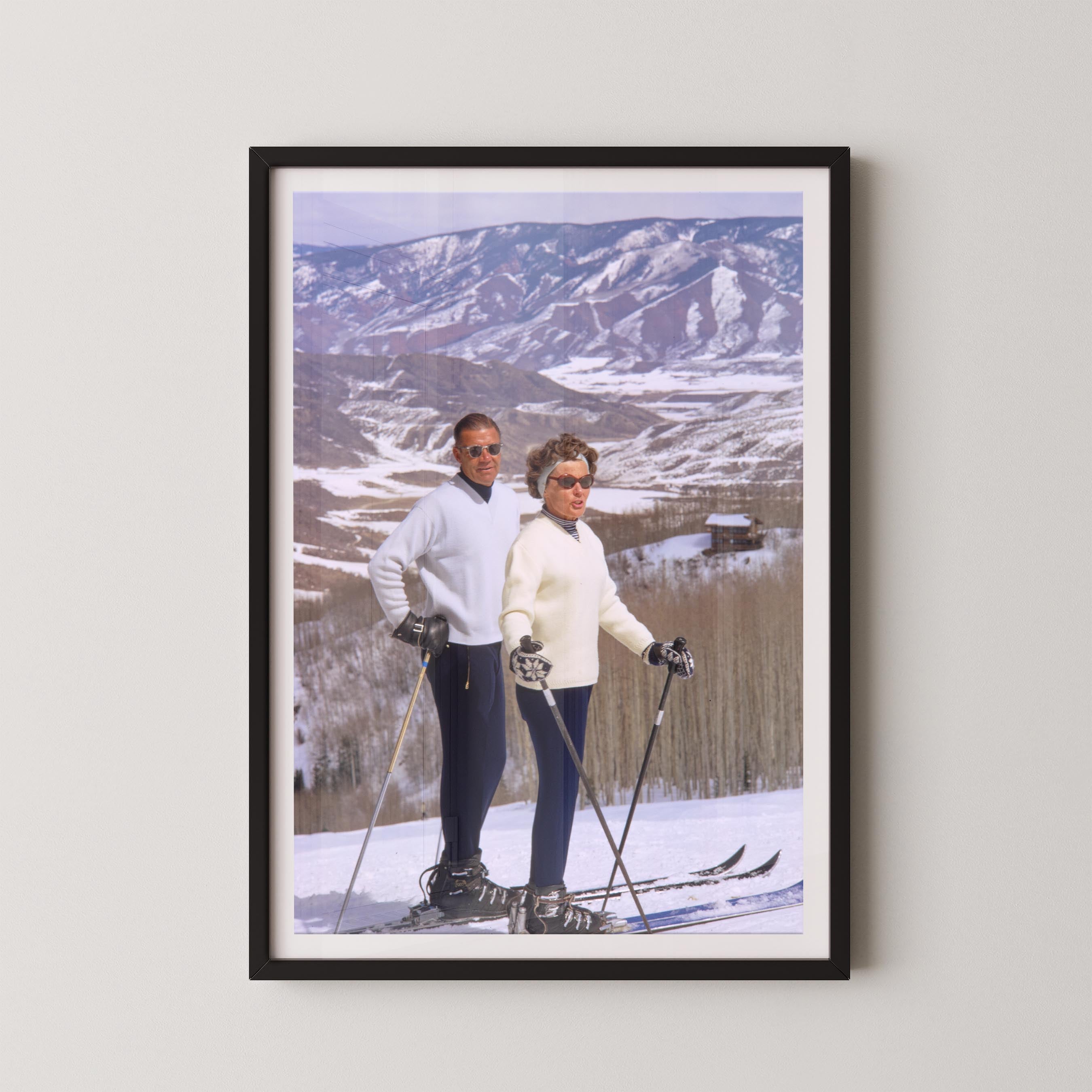 Retro Skiers