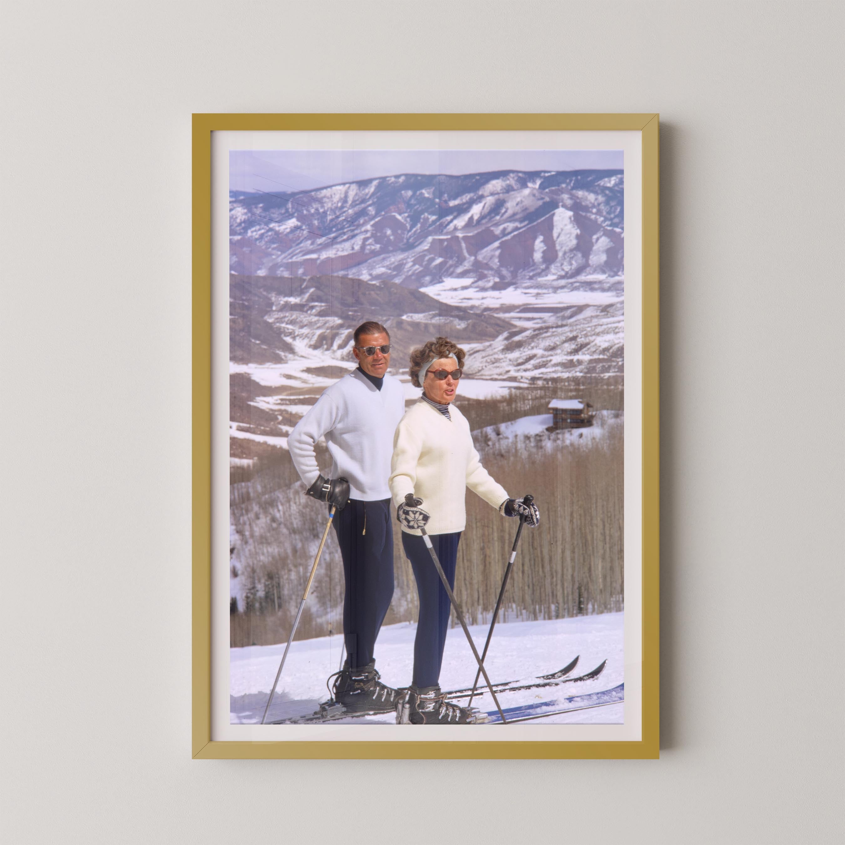 Retro Skiers