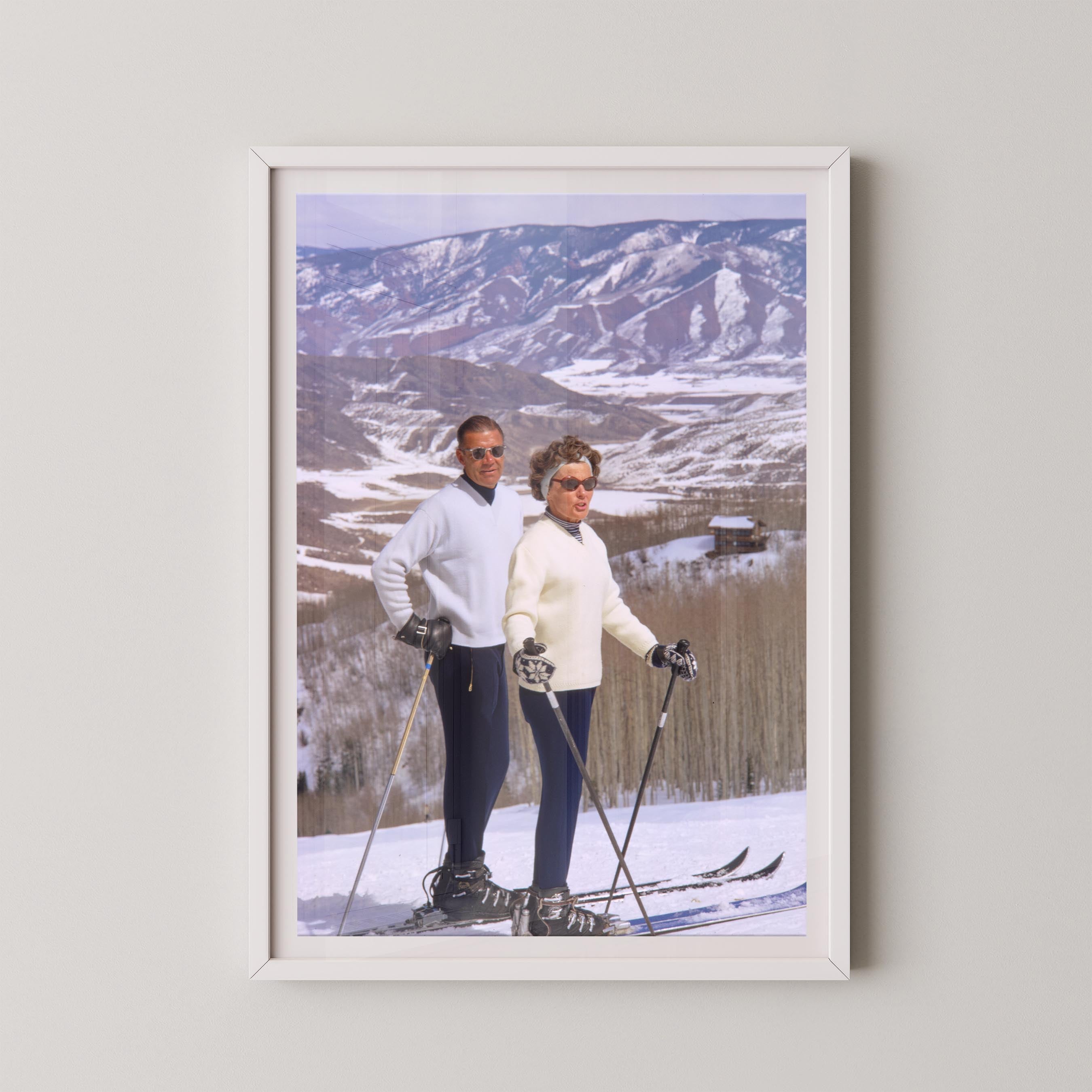 Retro Skiers