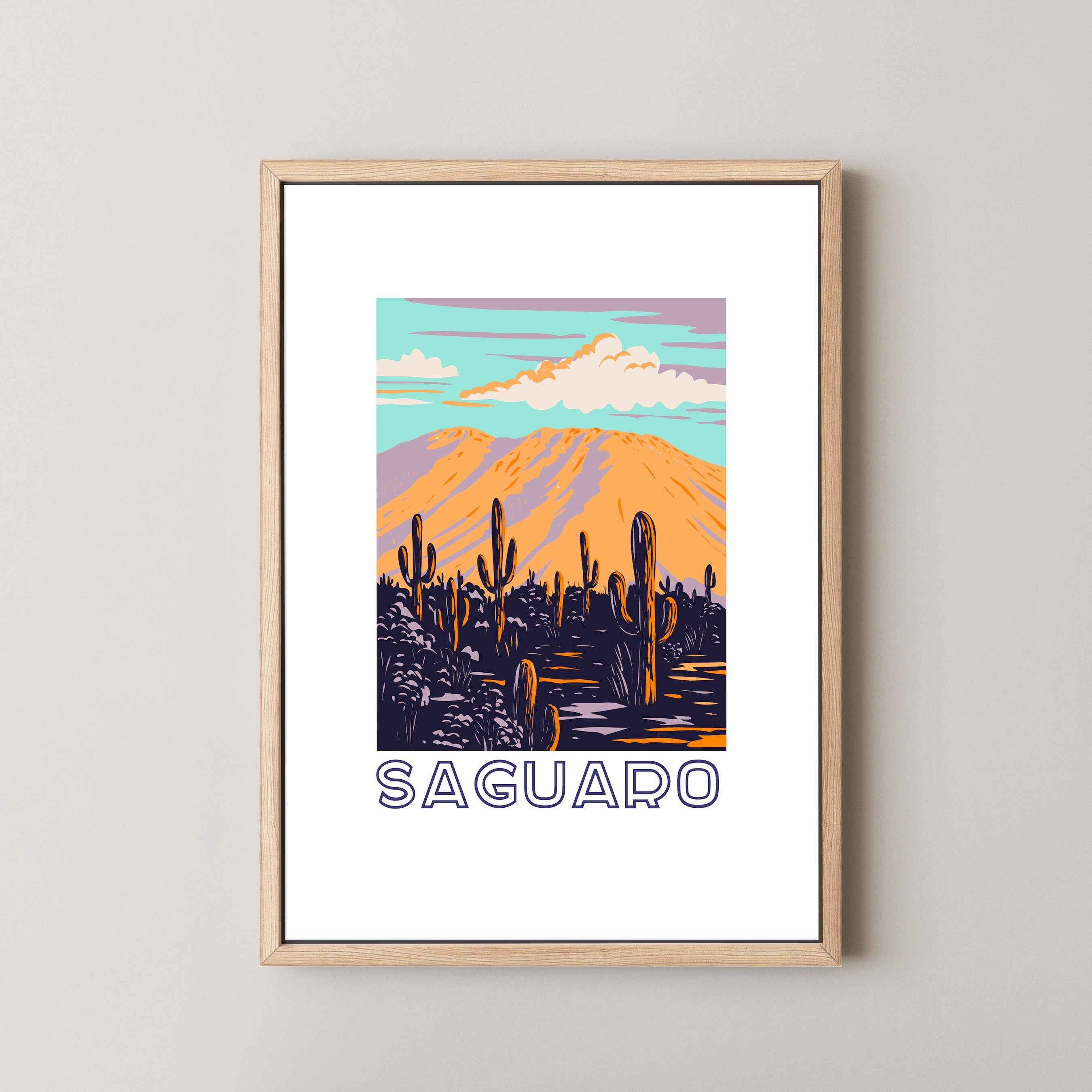 Saguaro Park Poster