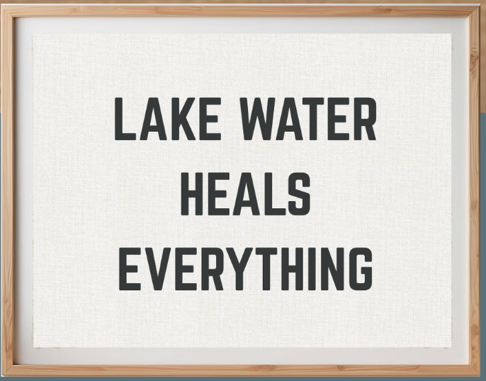 Custom Lake Water