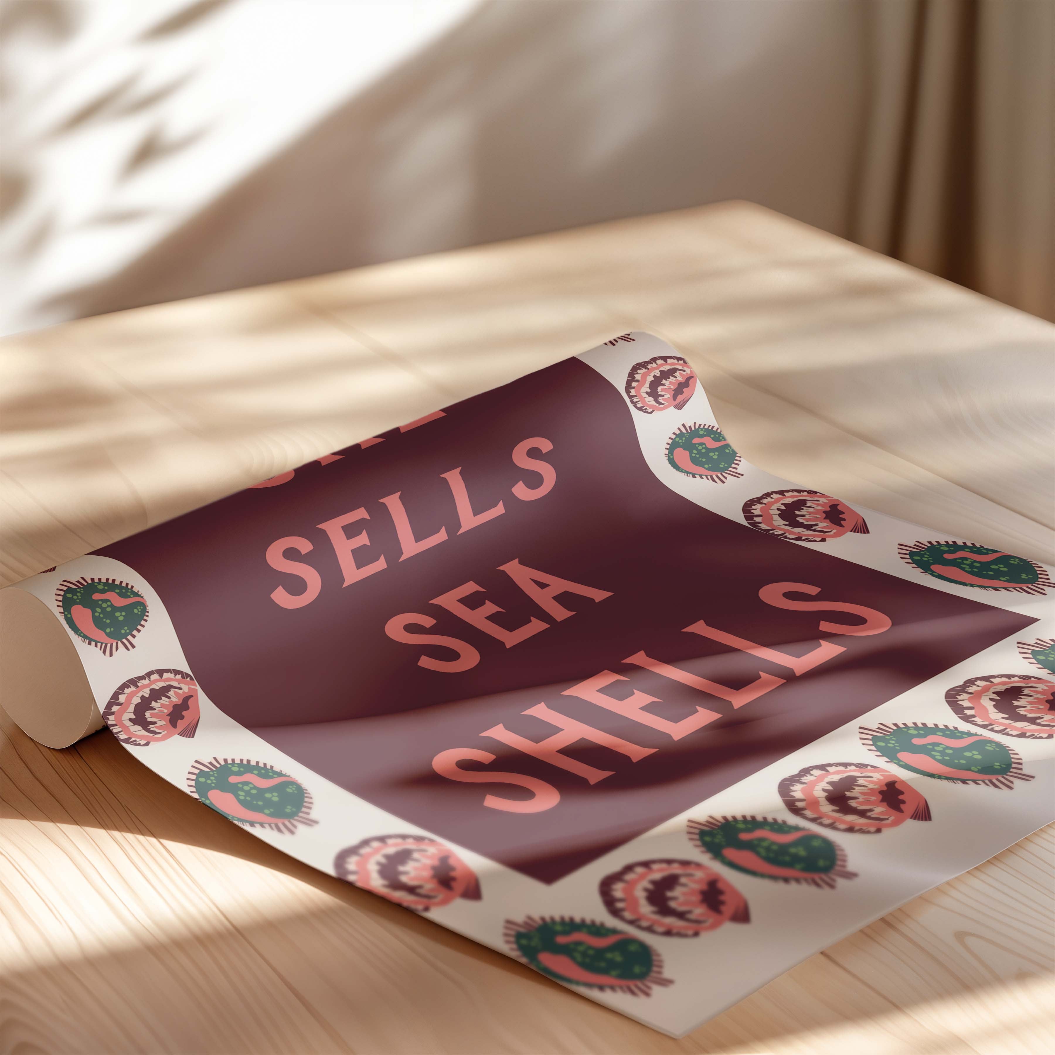 She Sells Sea Shells Bold in Cream