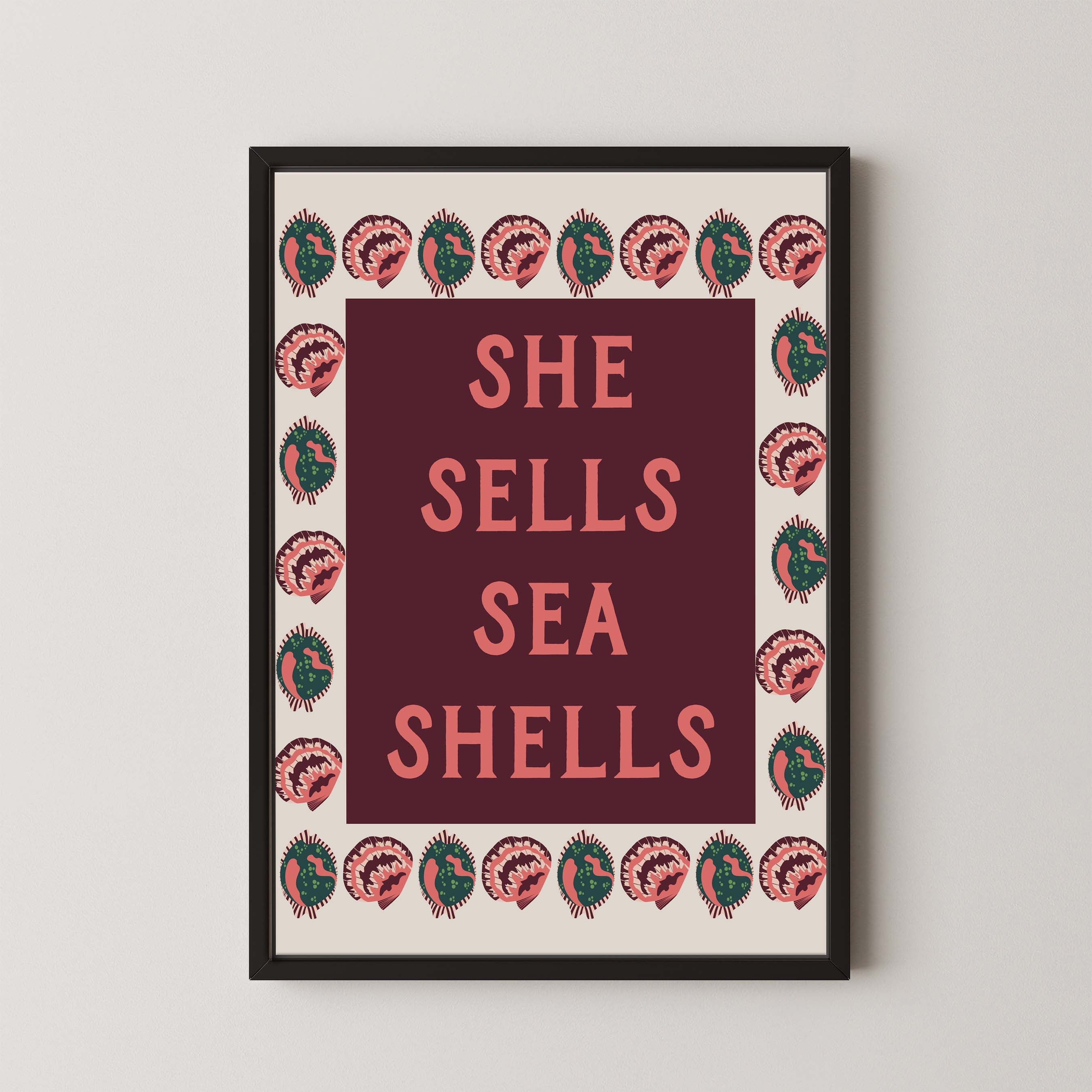She Sells Sea Shells Bold in Cream