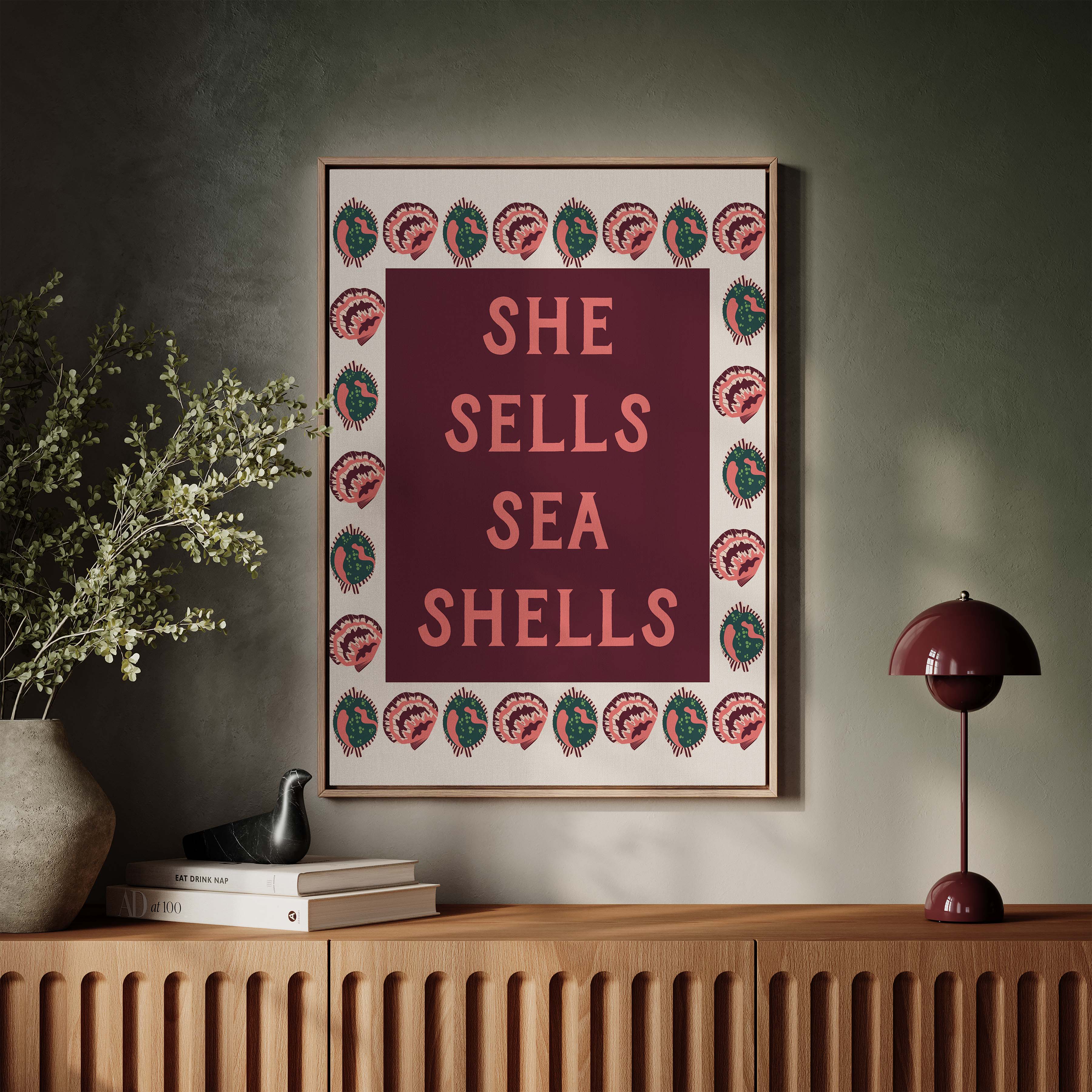 She Sells Sea Shells Bold in Cream