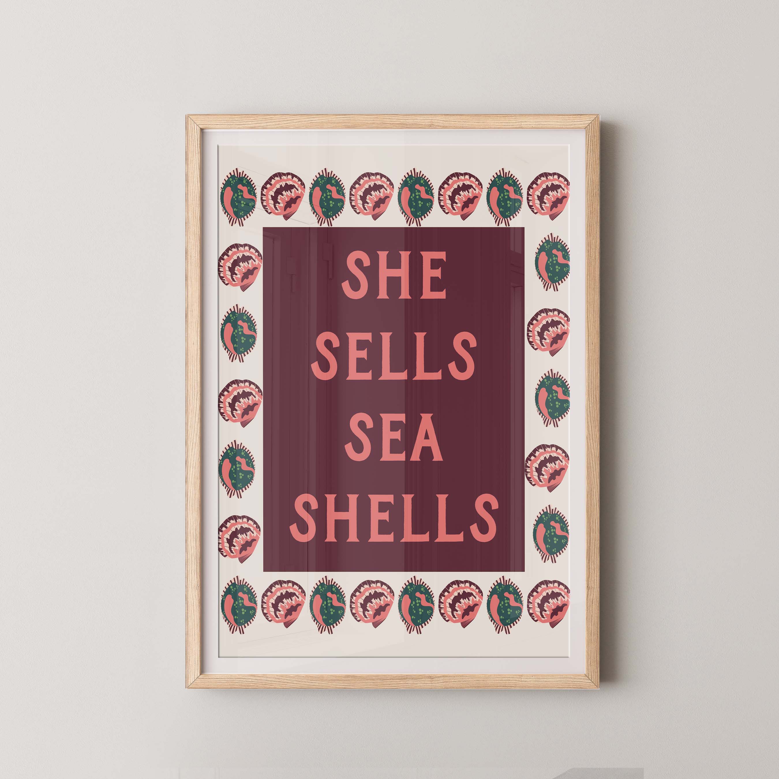 She Sells Sea Shells Bold in Cream