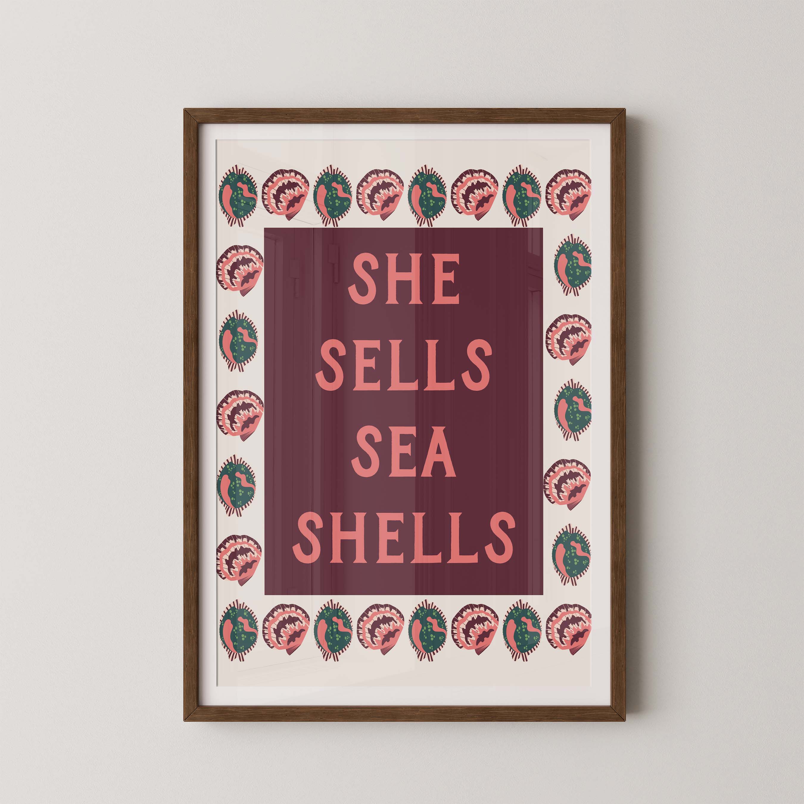 She Sells Sea Shells Bold in Cream