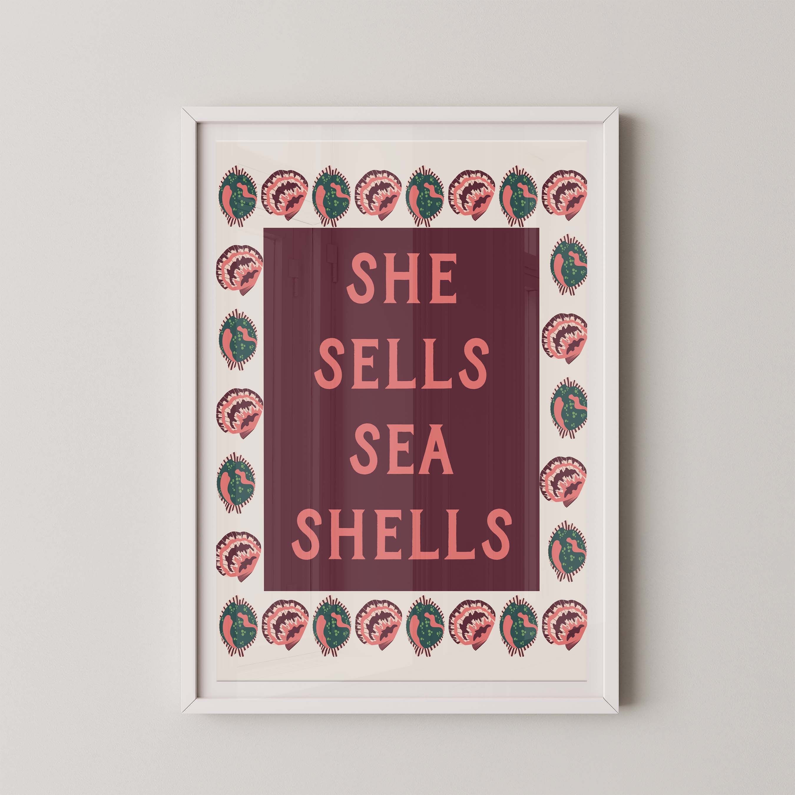 She Sells Sea Shells Bold in Cream
