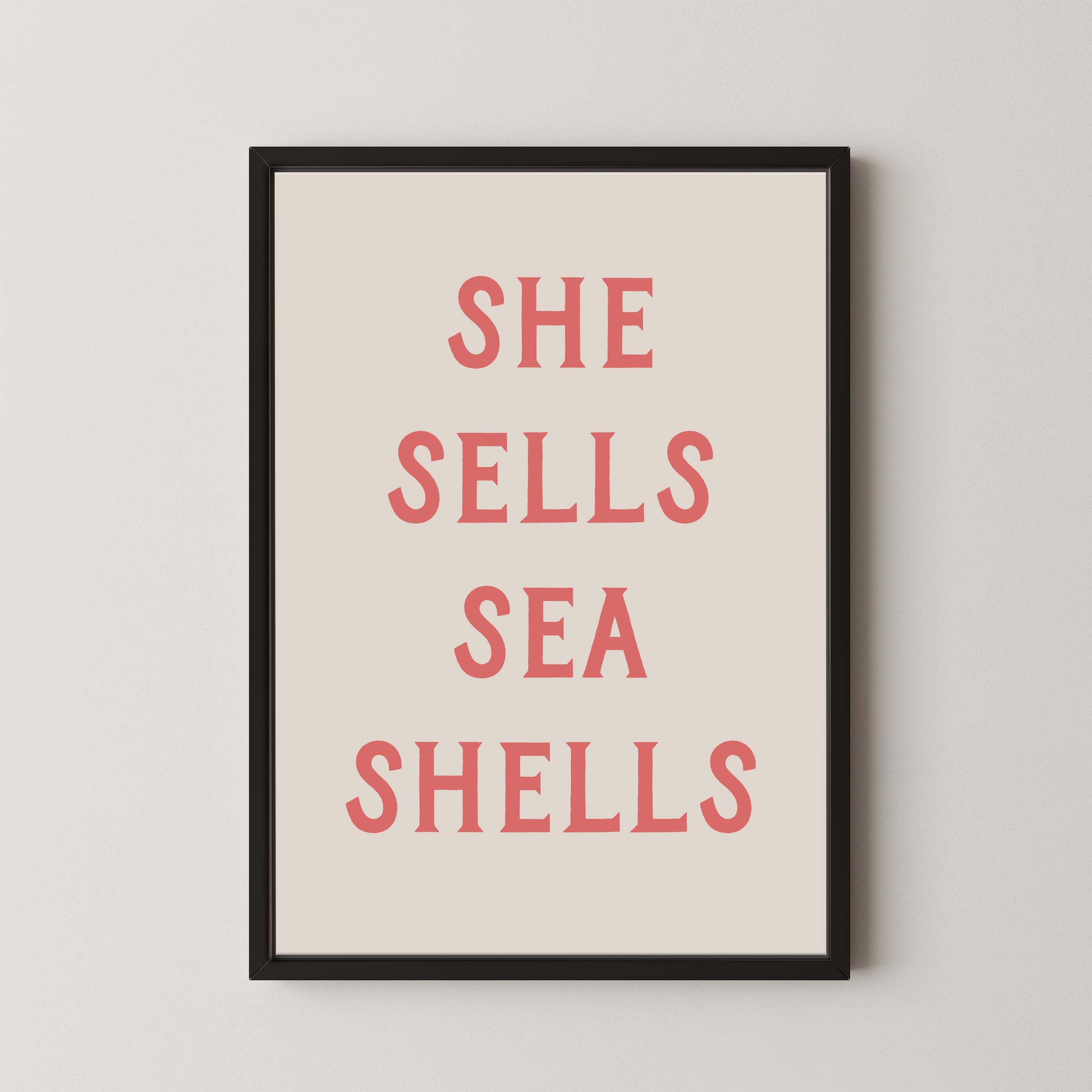 She Sells Sea Shells in Cream