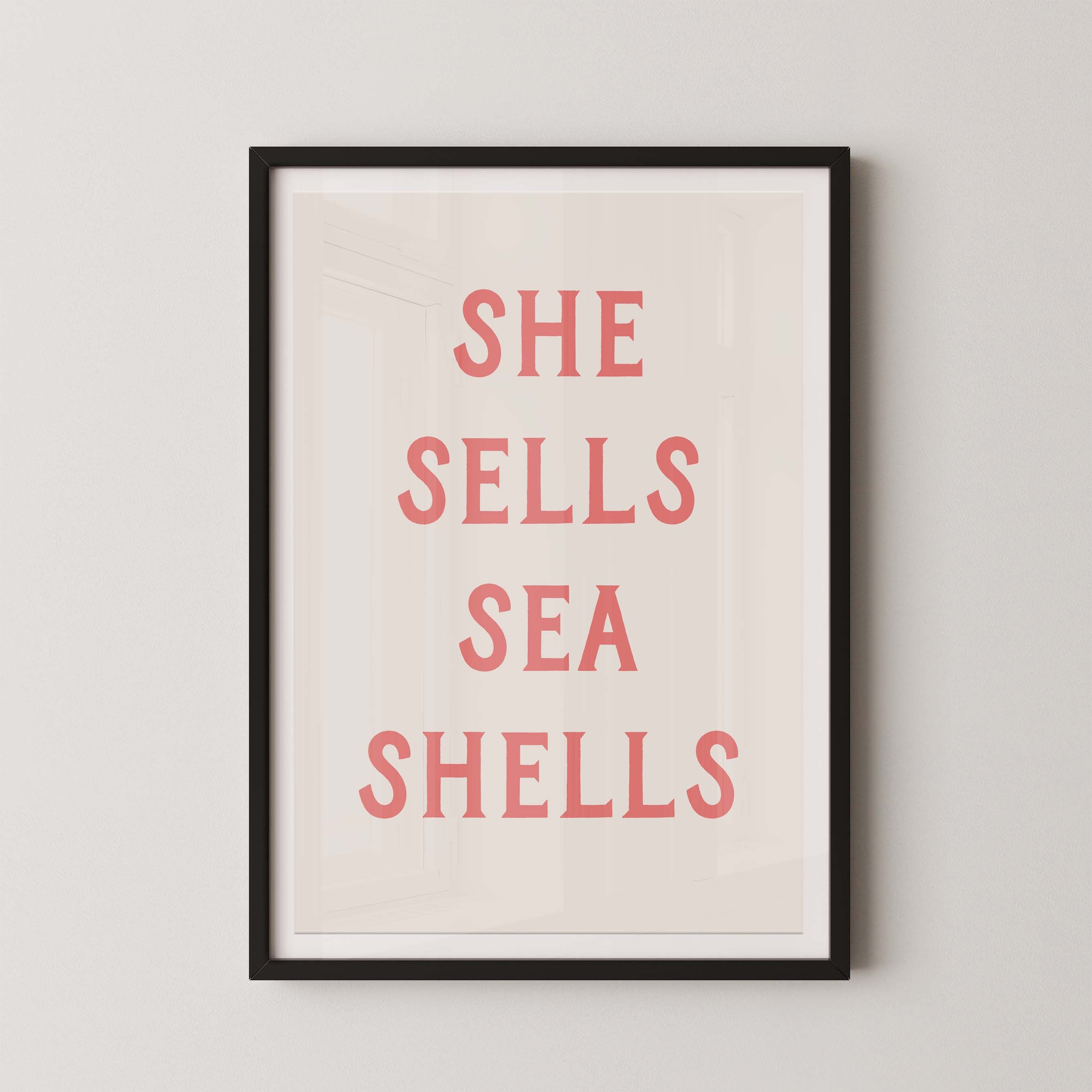She Sells Sea Shells in Cream