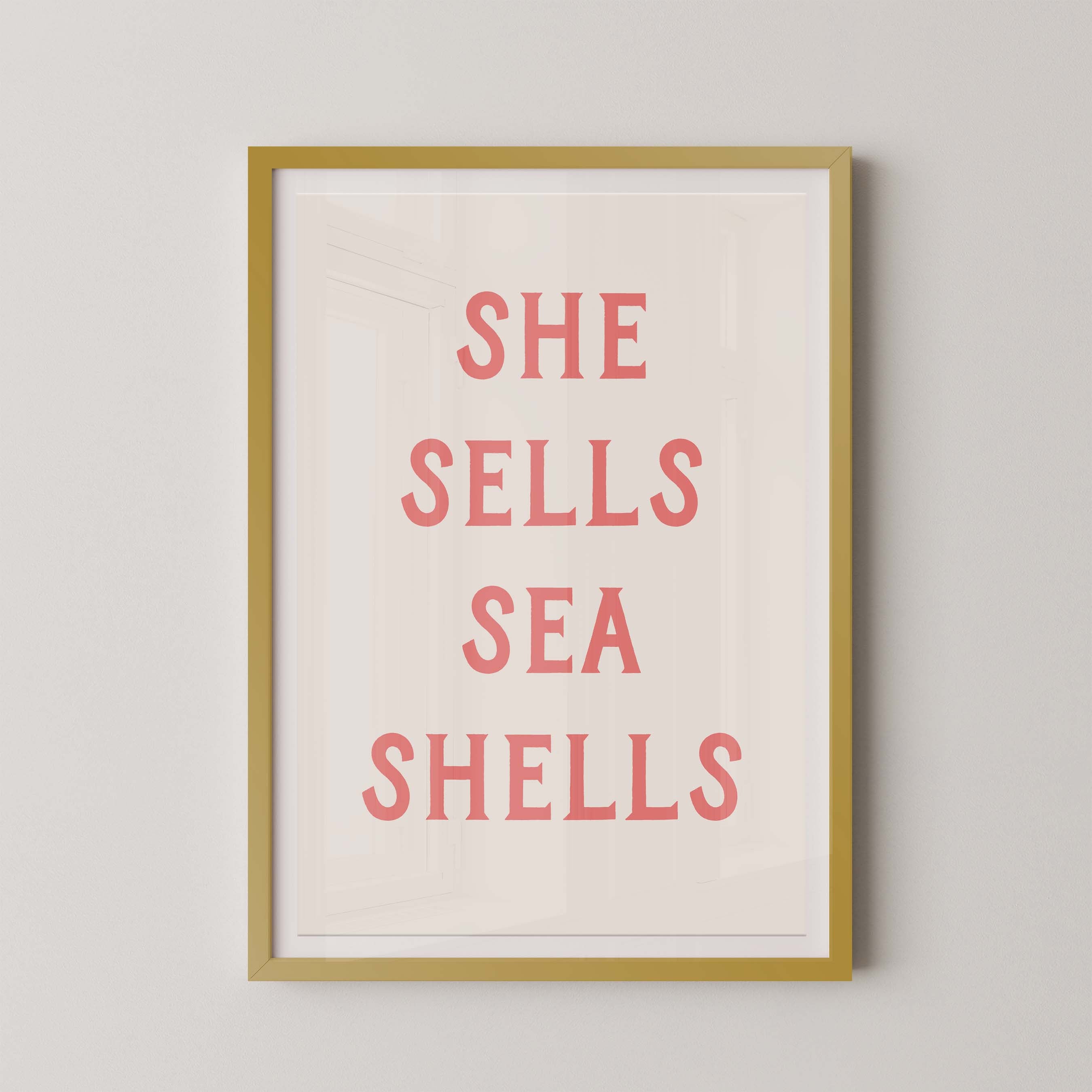She Sells Sea Shells in Cream