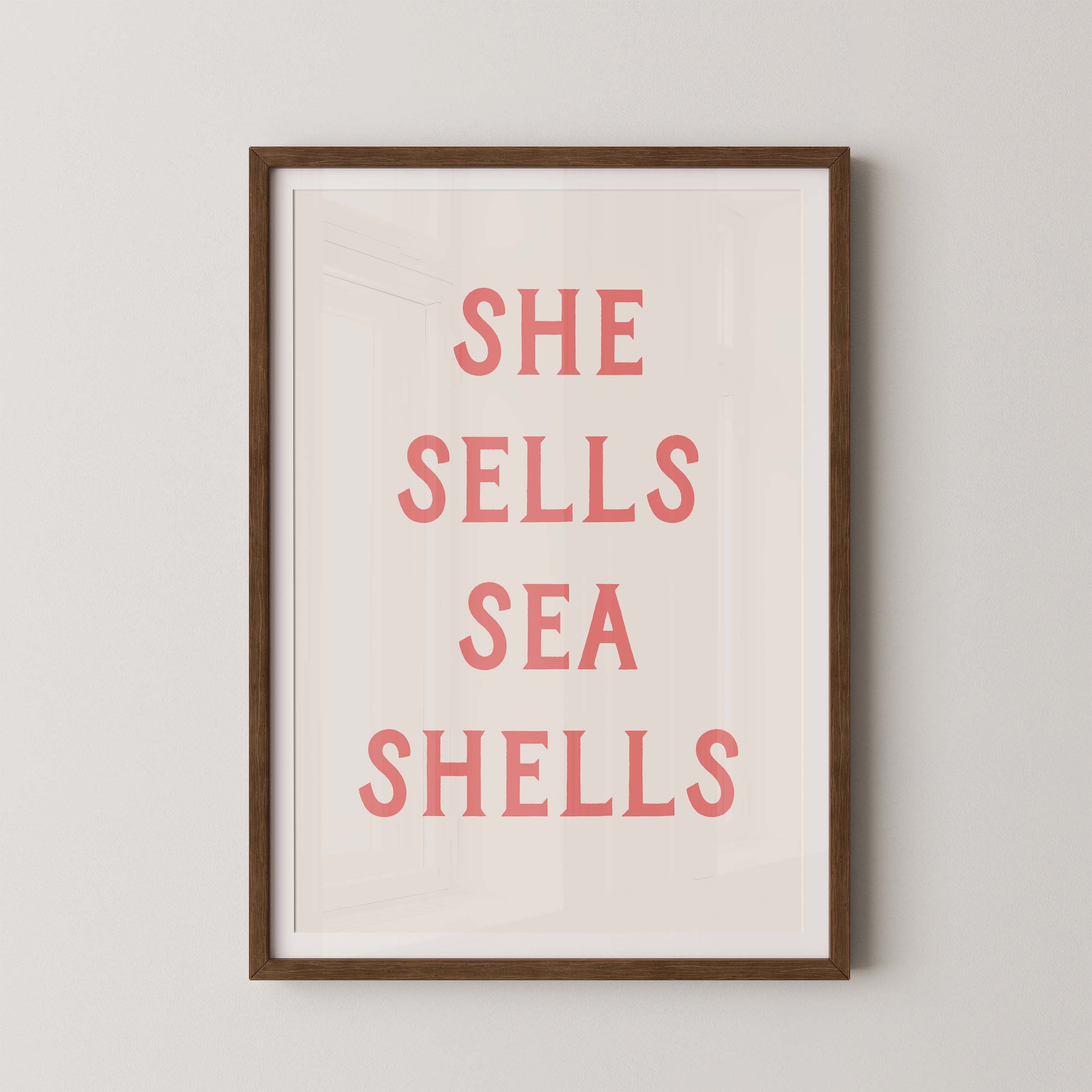 She Sells Sea Shells in Cream