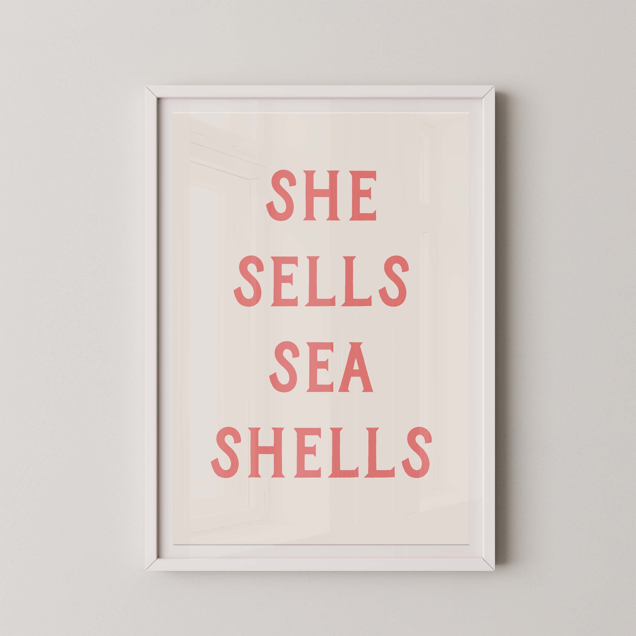 She Sells Sea Shells in Cream