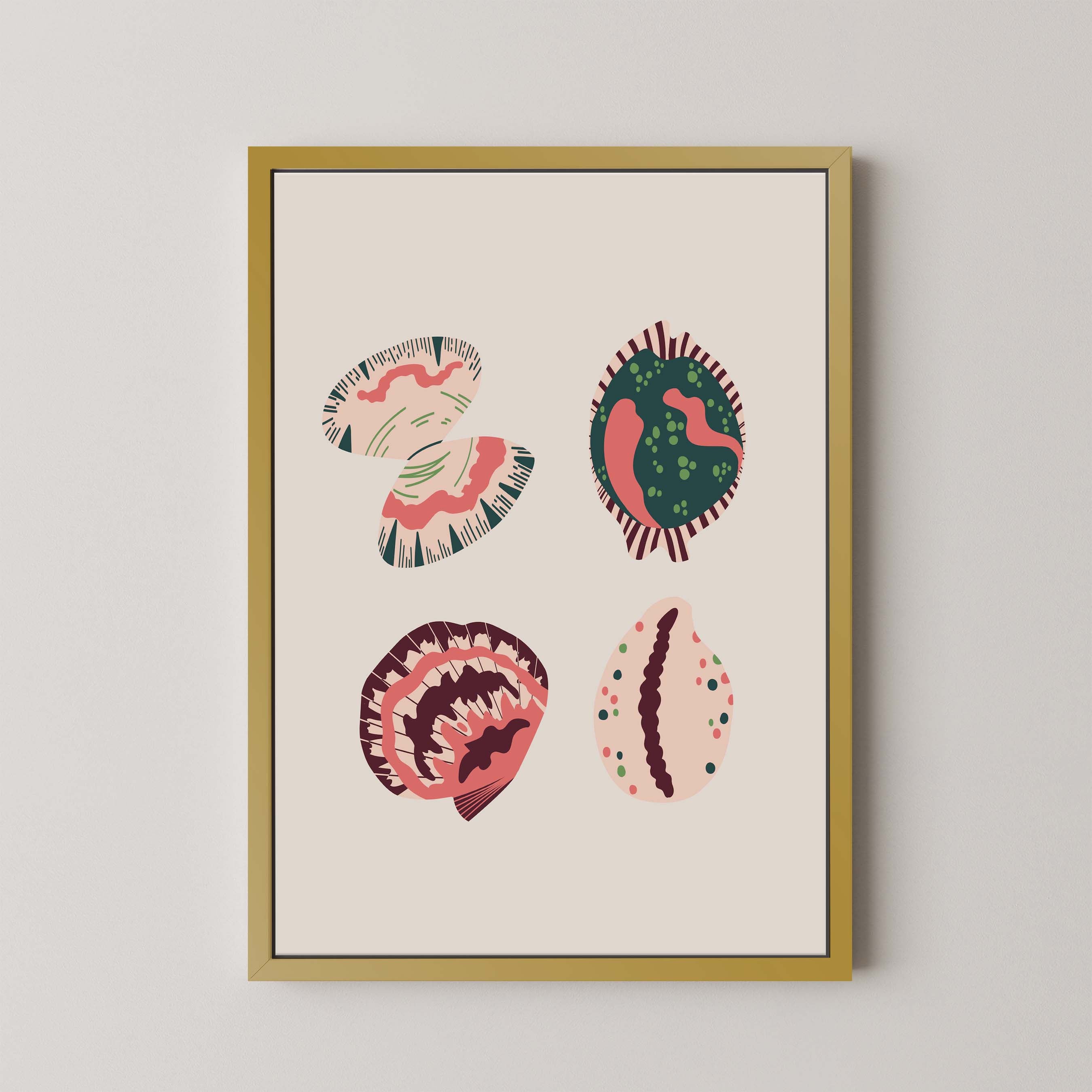 Shell Collection in Cream