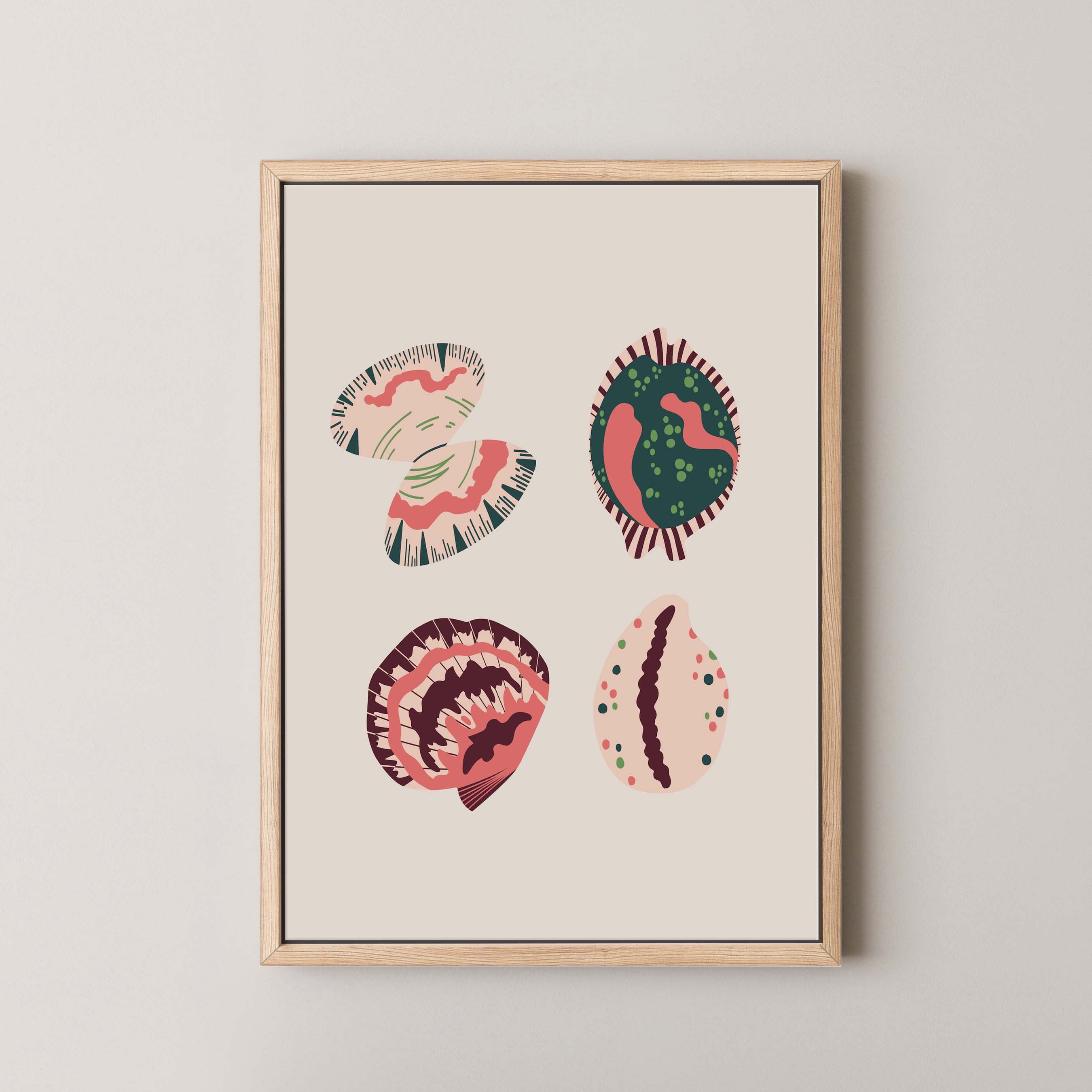 Shell Collection in Cream