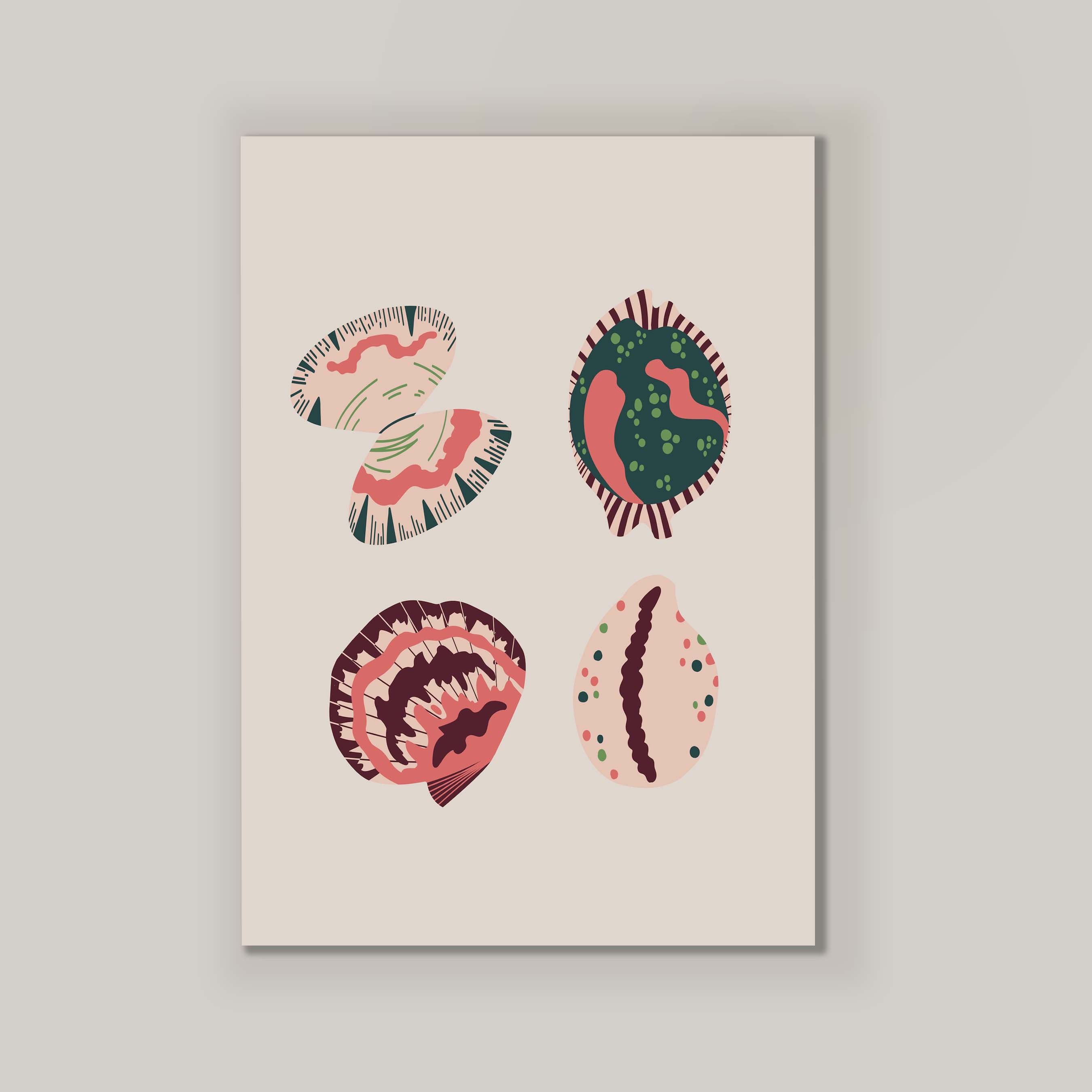 Shell Collection in Cream