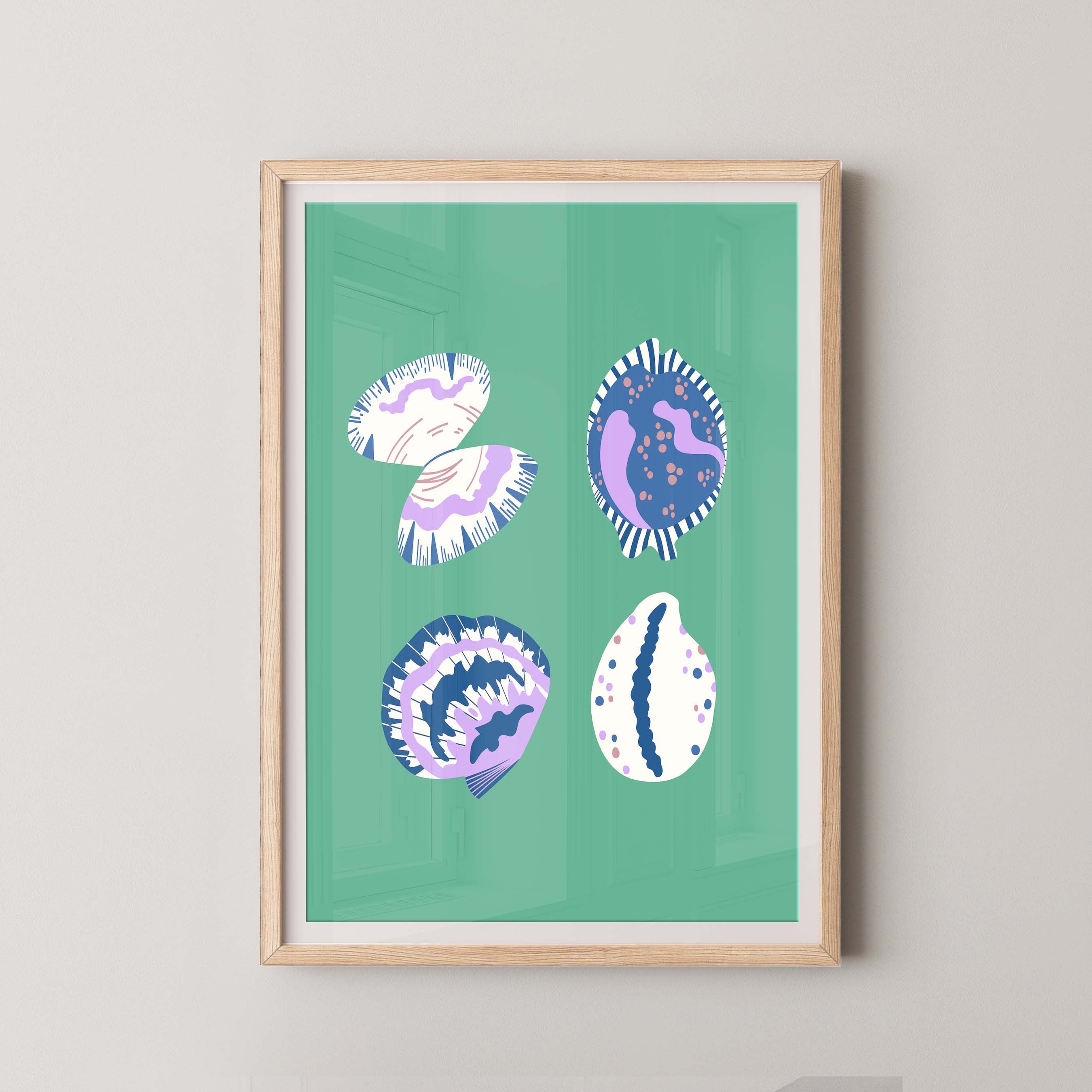 Shell Collection in Green