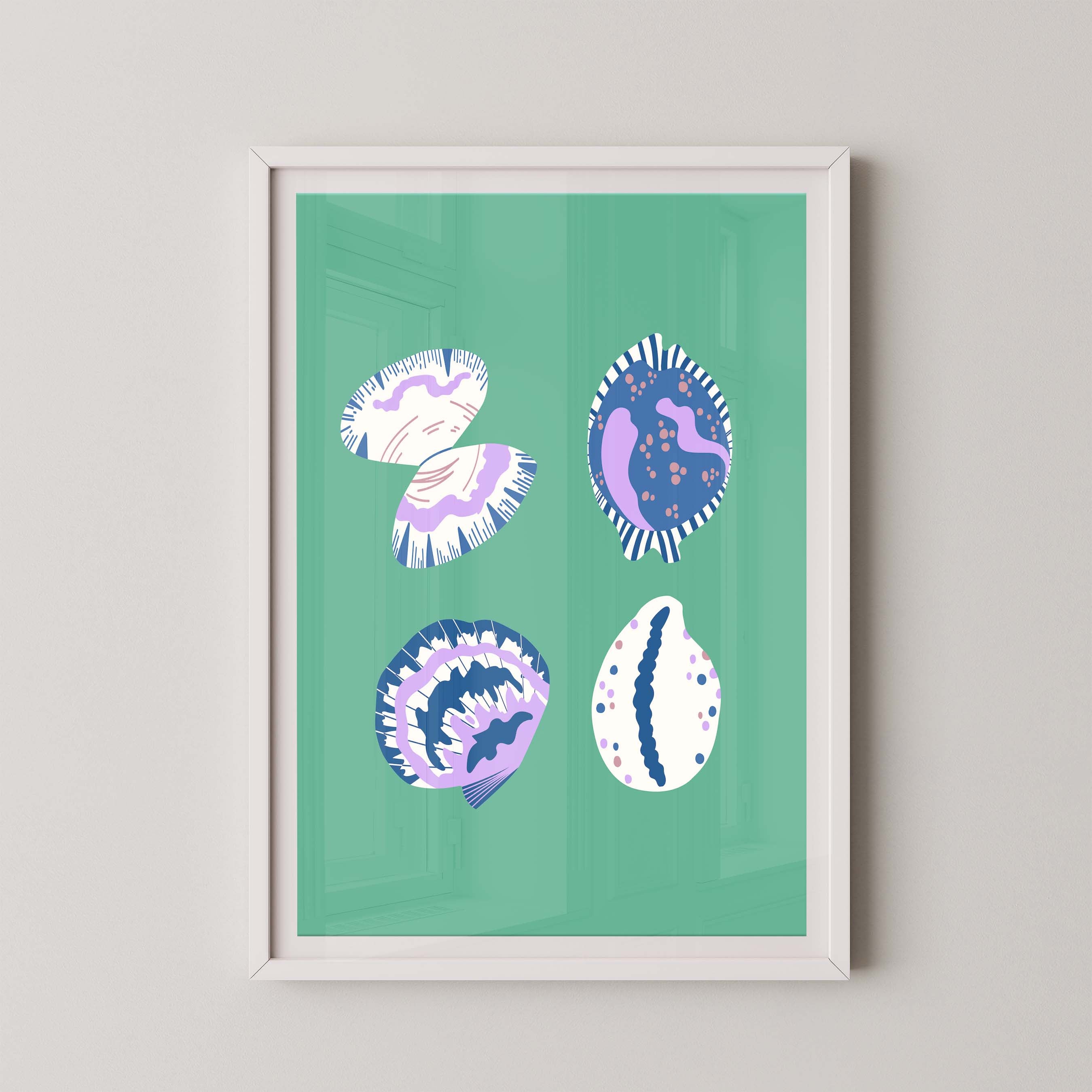 Shell Collection in Green