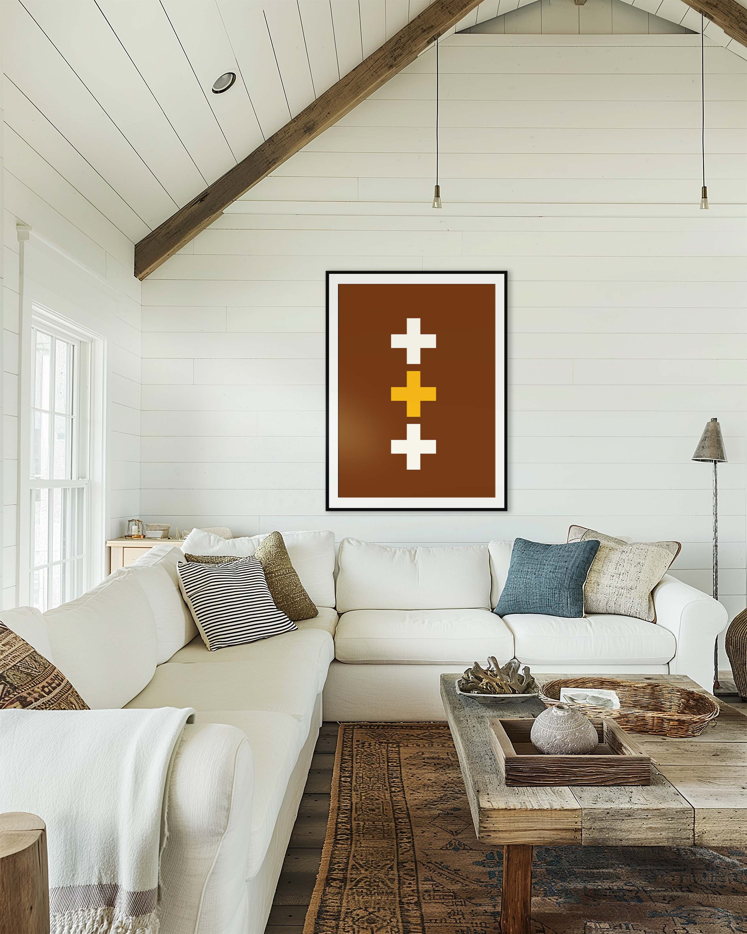 Swiss Cross in Copper