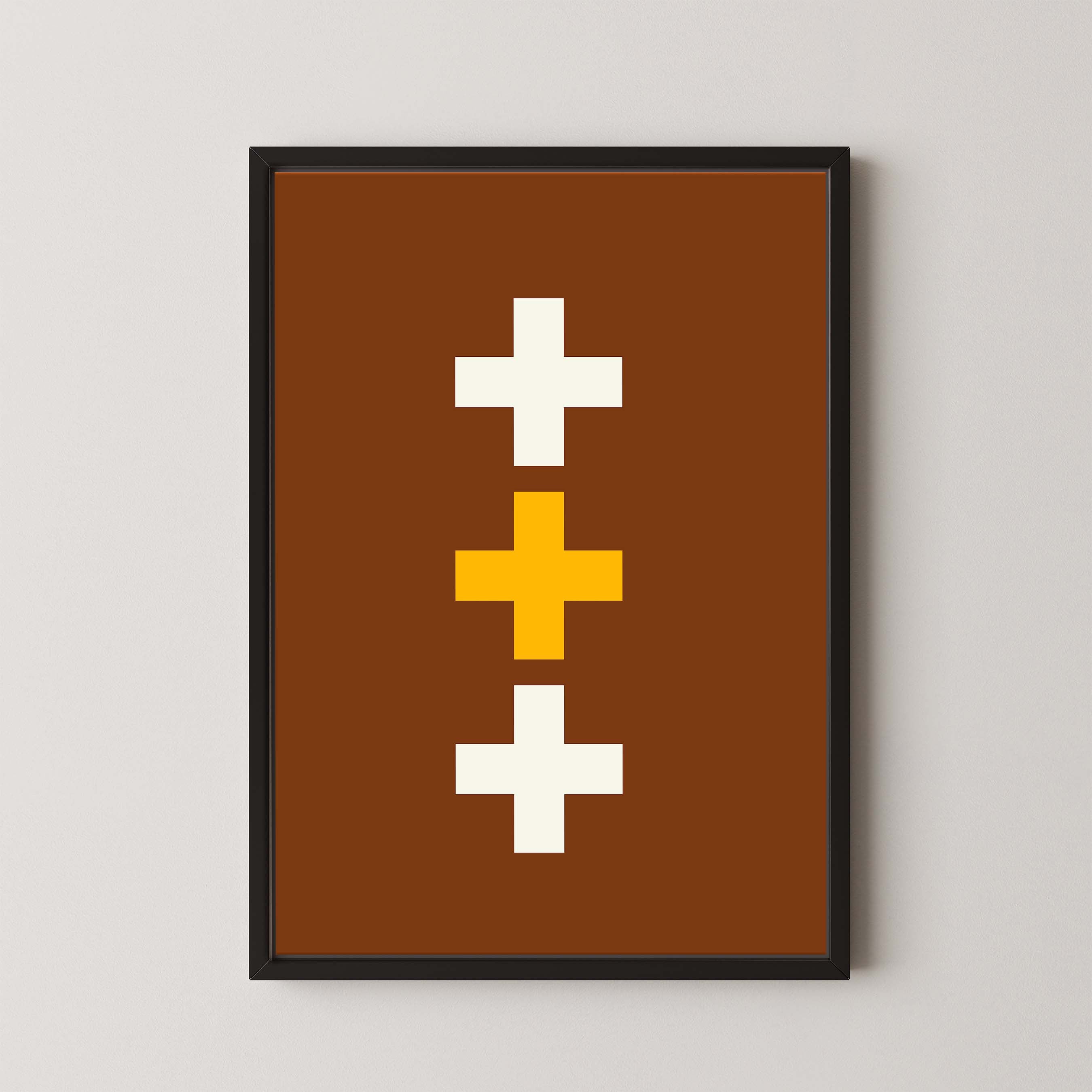 Swiss Cross in Copper