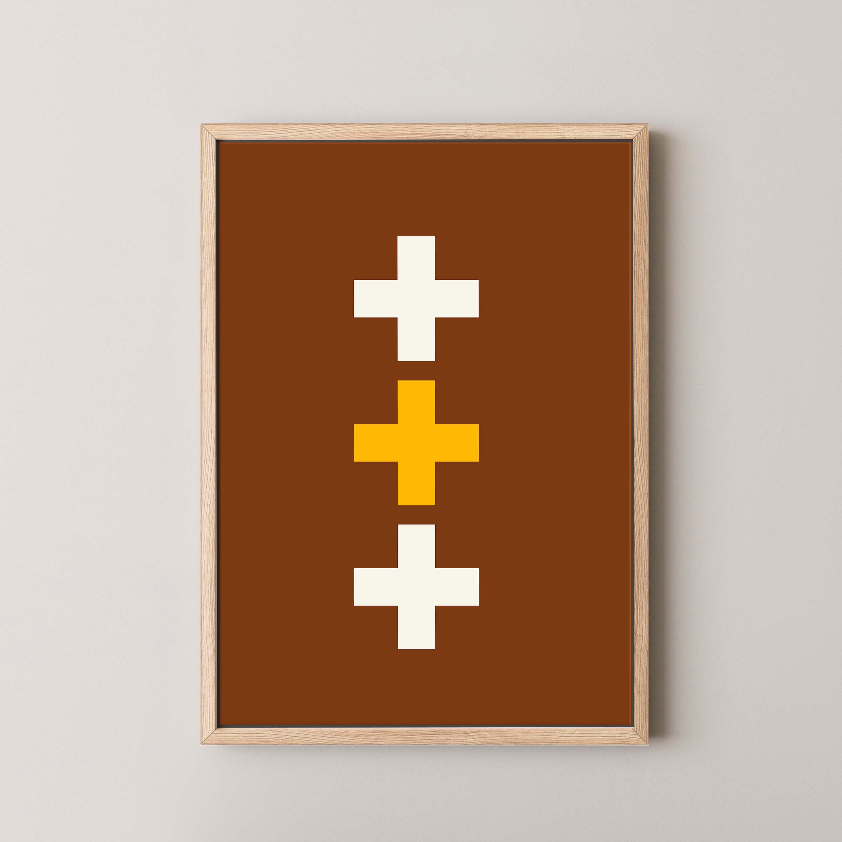 Swiss Cross in Copper