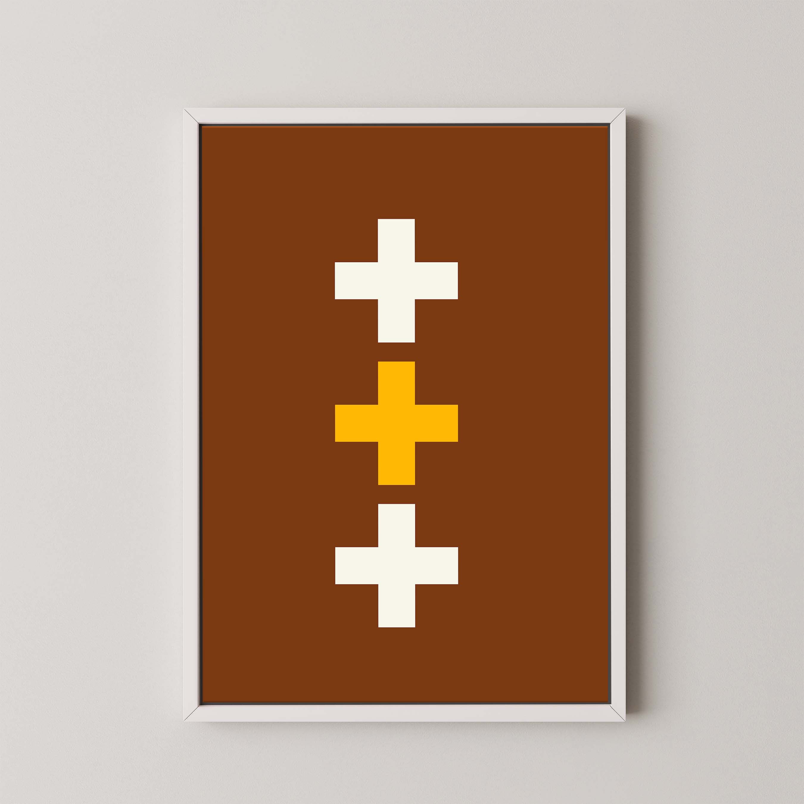 Swiss Cross in Copper