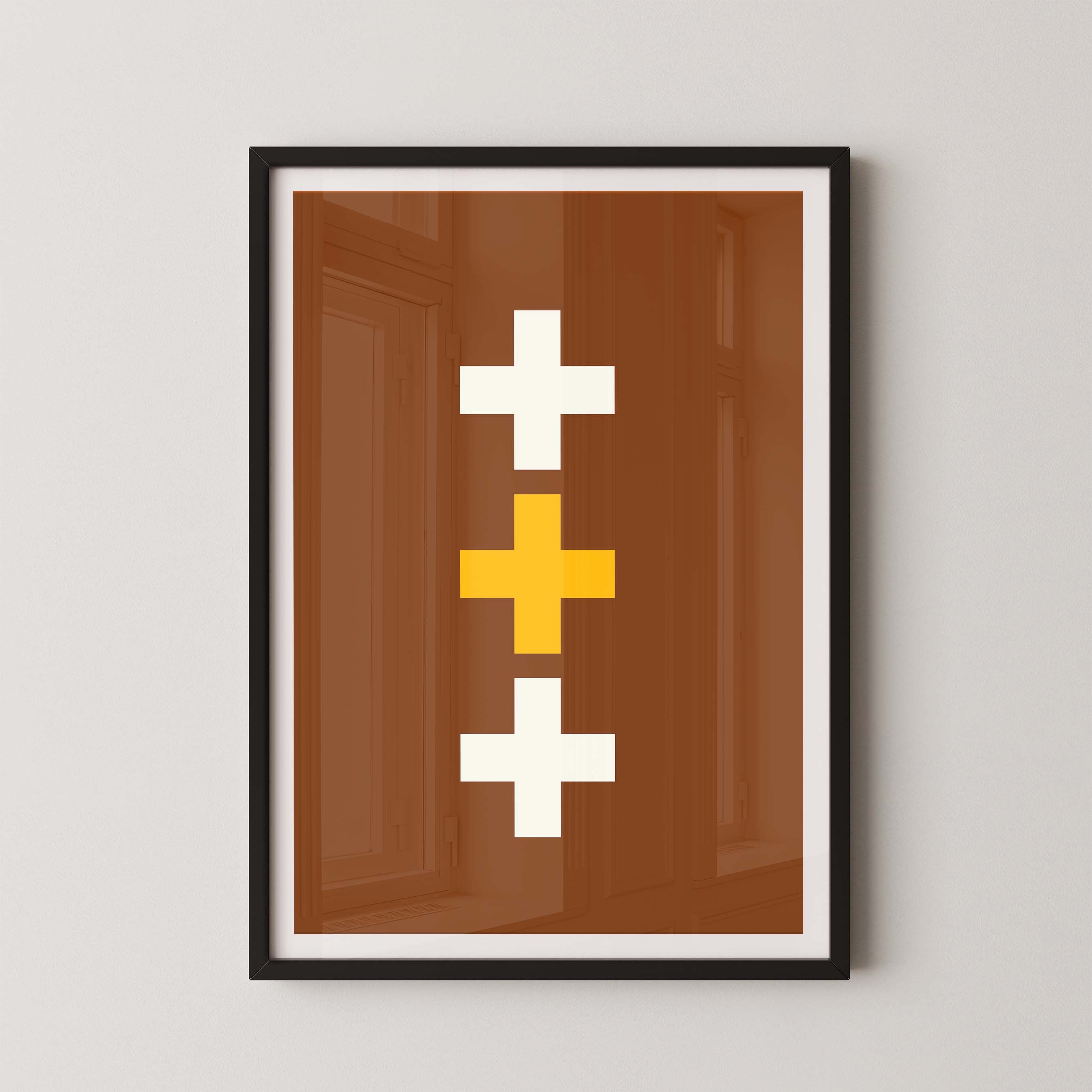 Swiss Cross in Copper