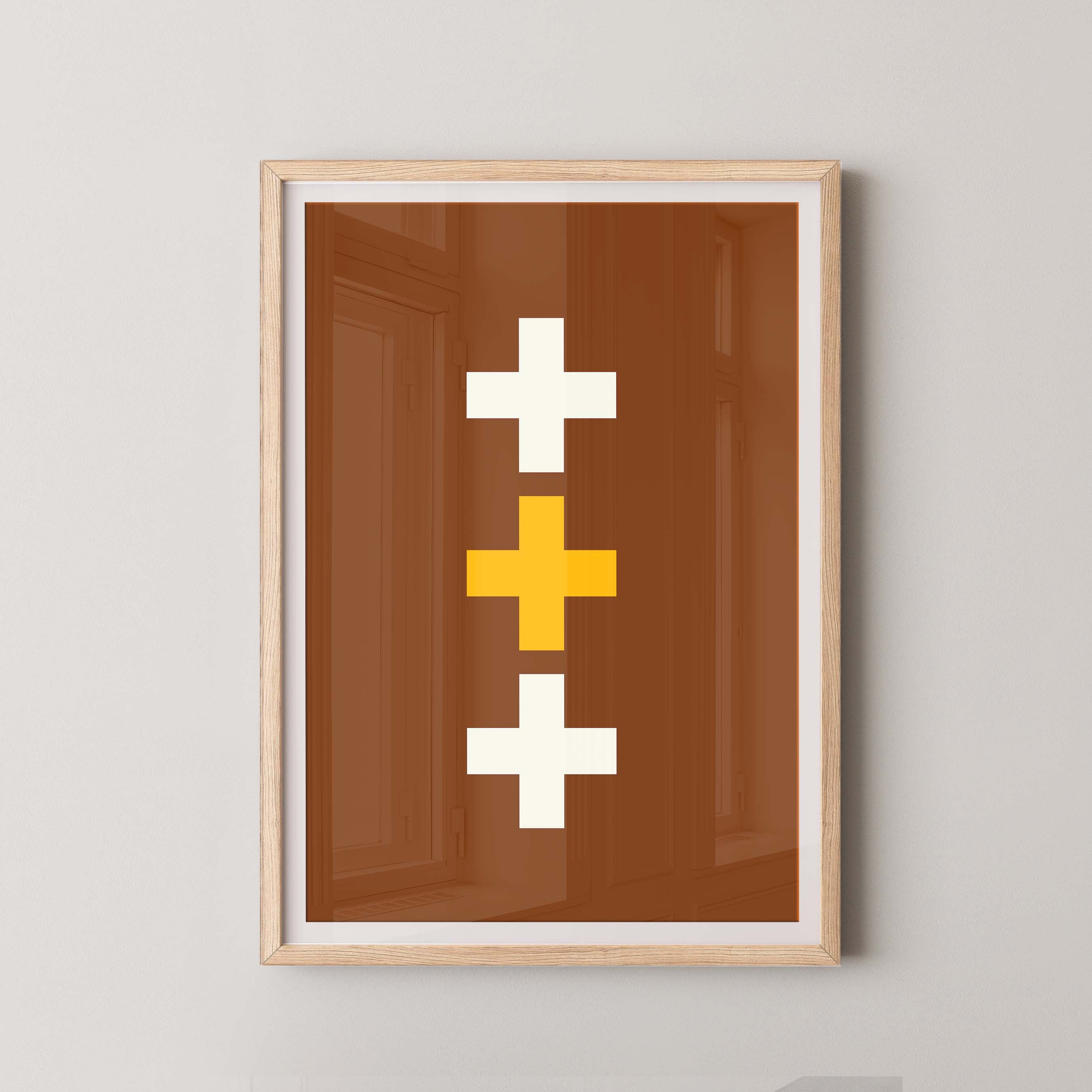 Swiss Cross in Copper