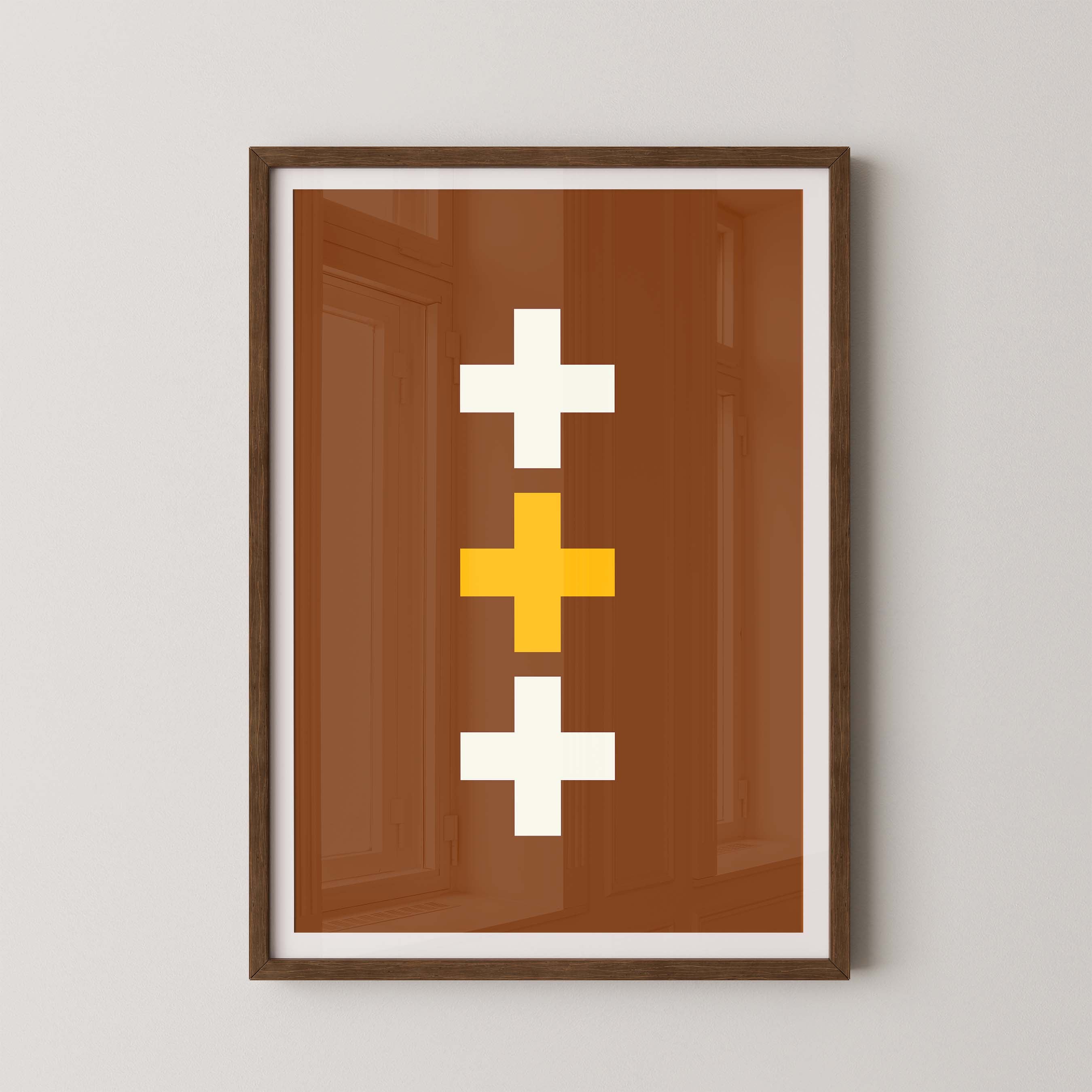 Swiss Cross in Copper