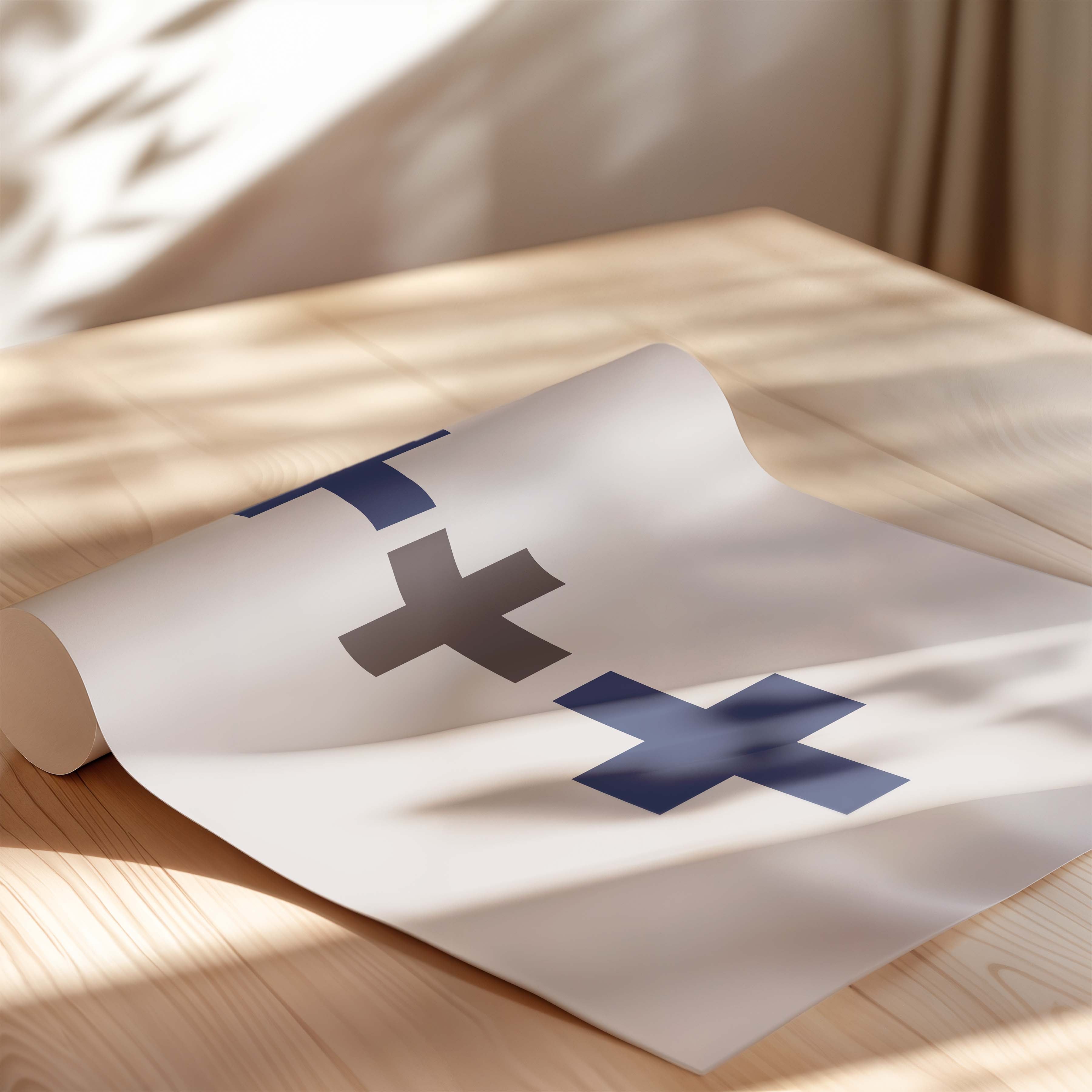 Swiss Cross in Cream