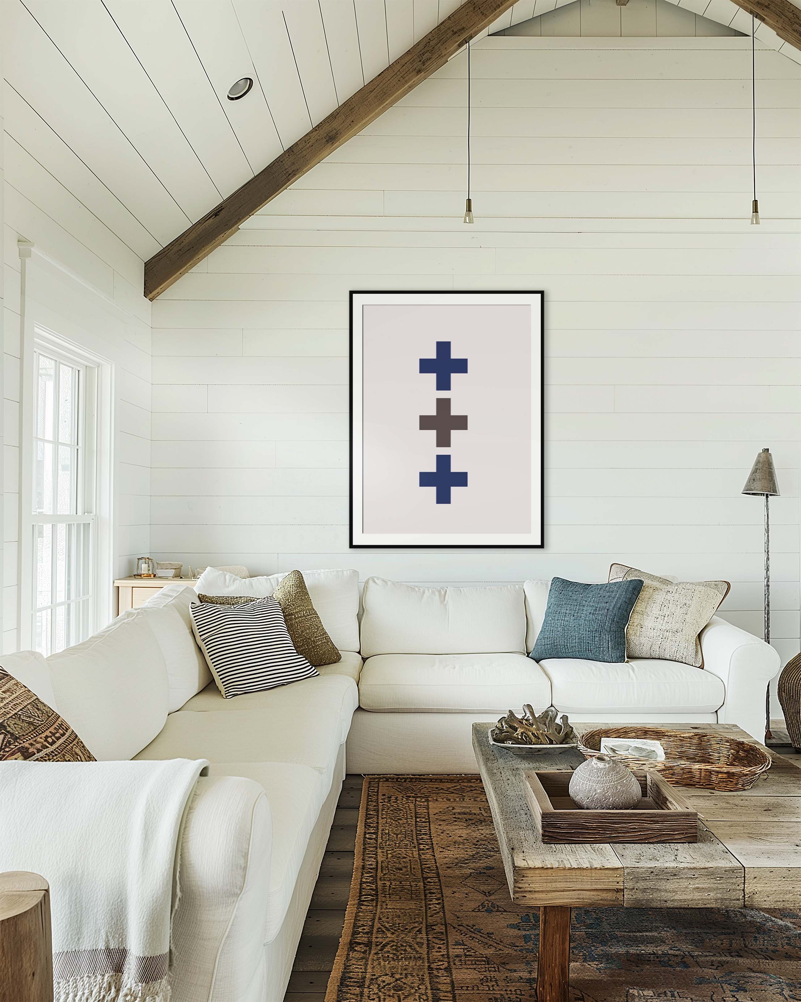 Swiss Cross in Cream