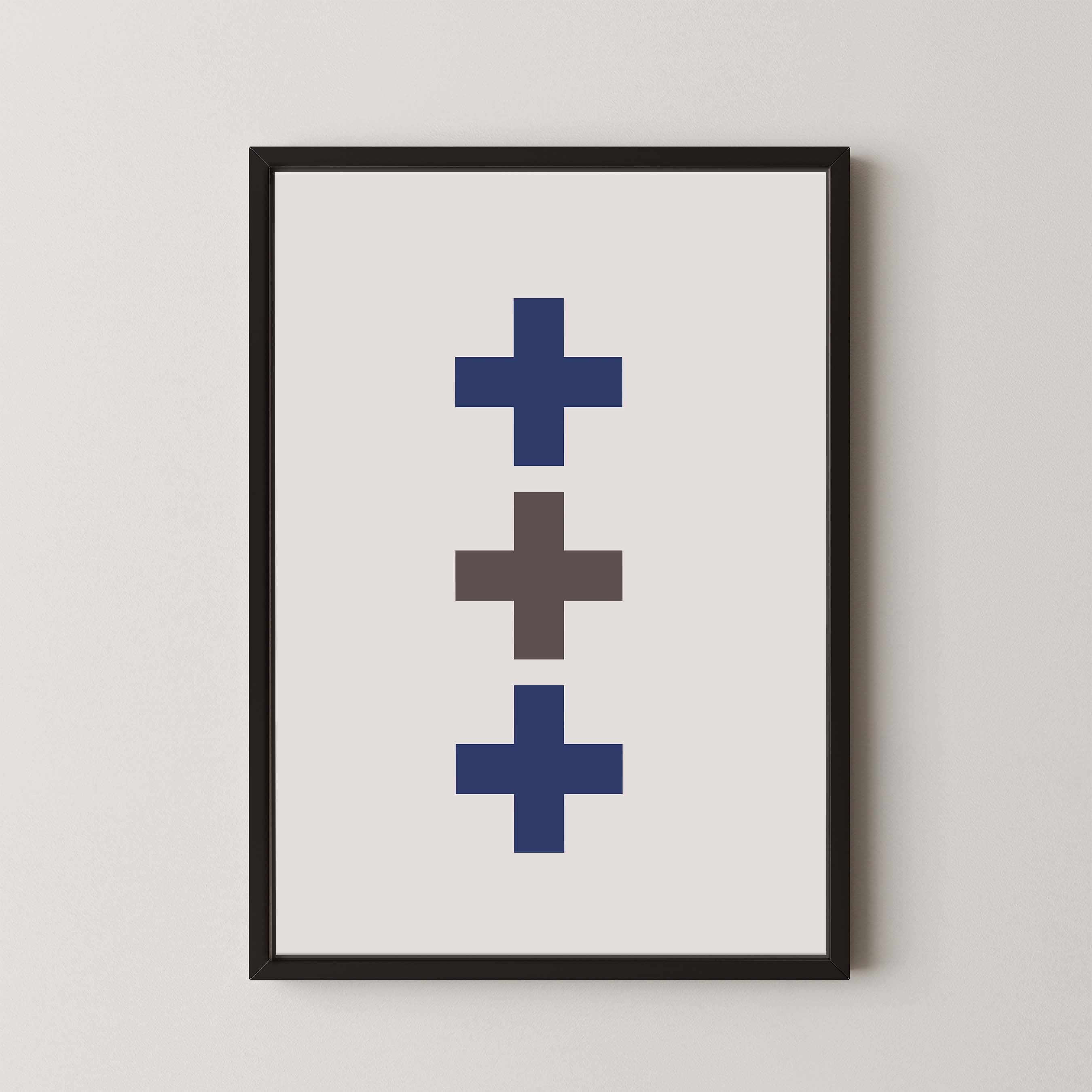 Swiss Cross in Cream