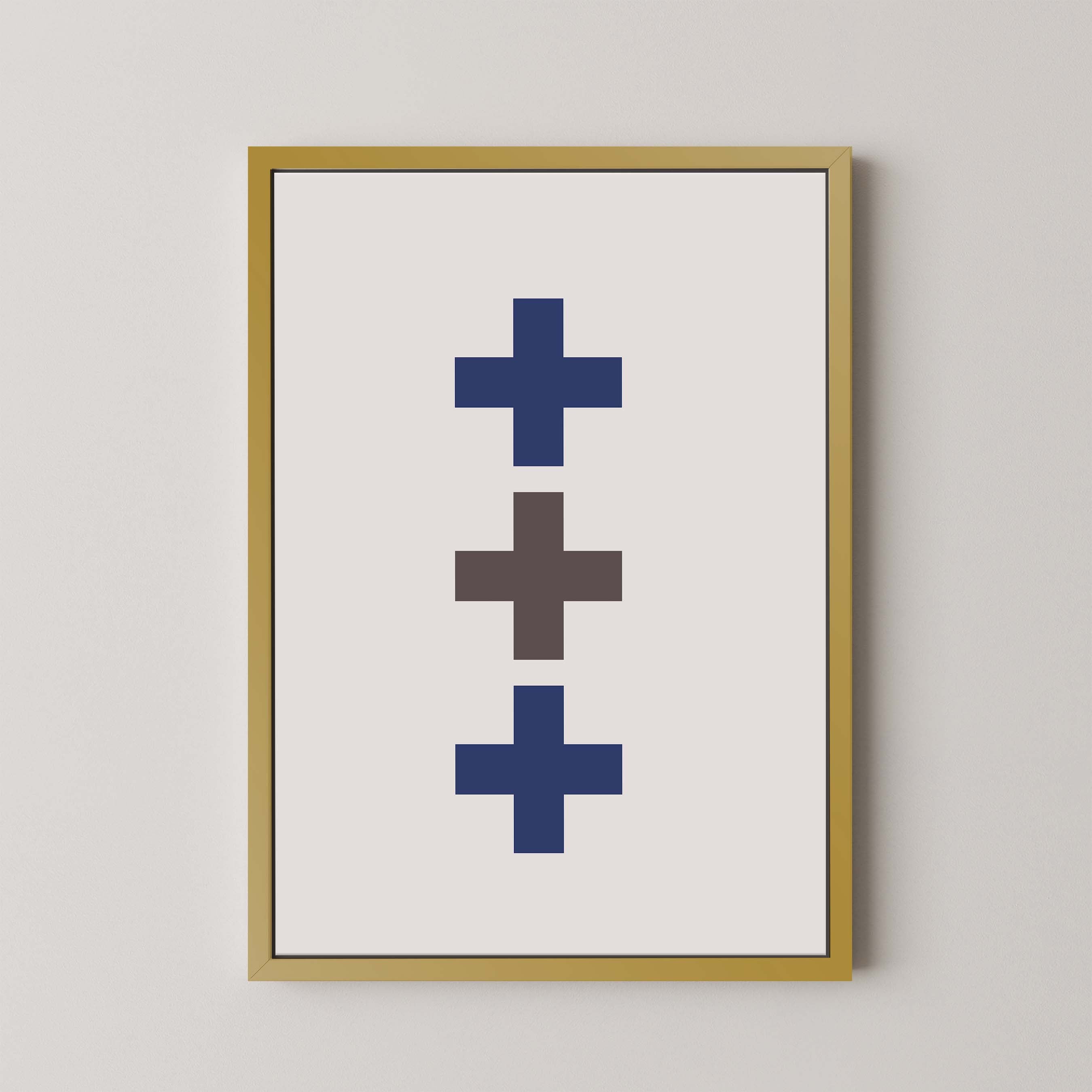 Swiss Cross in Cream