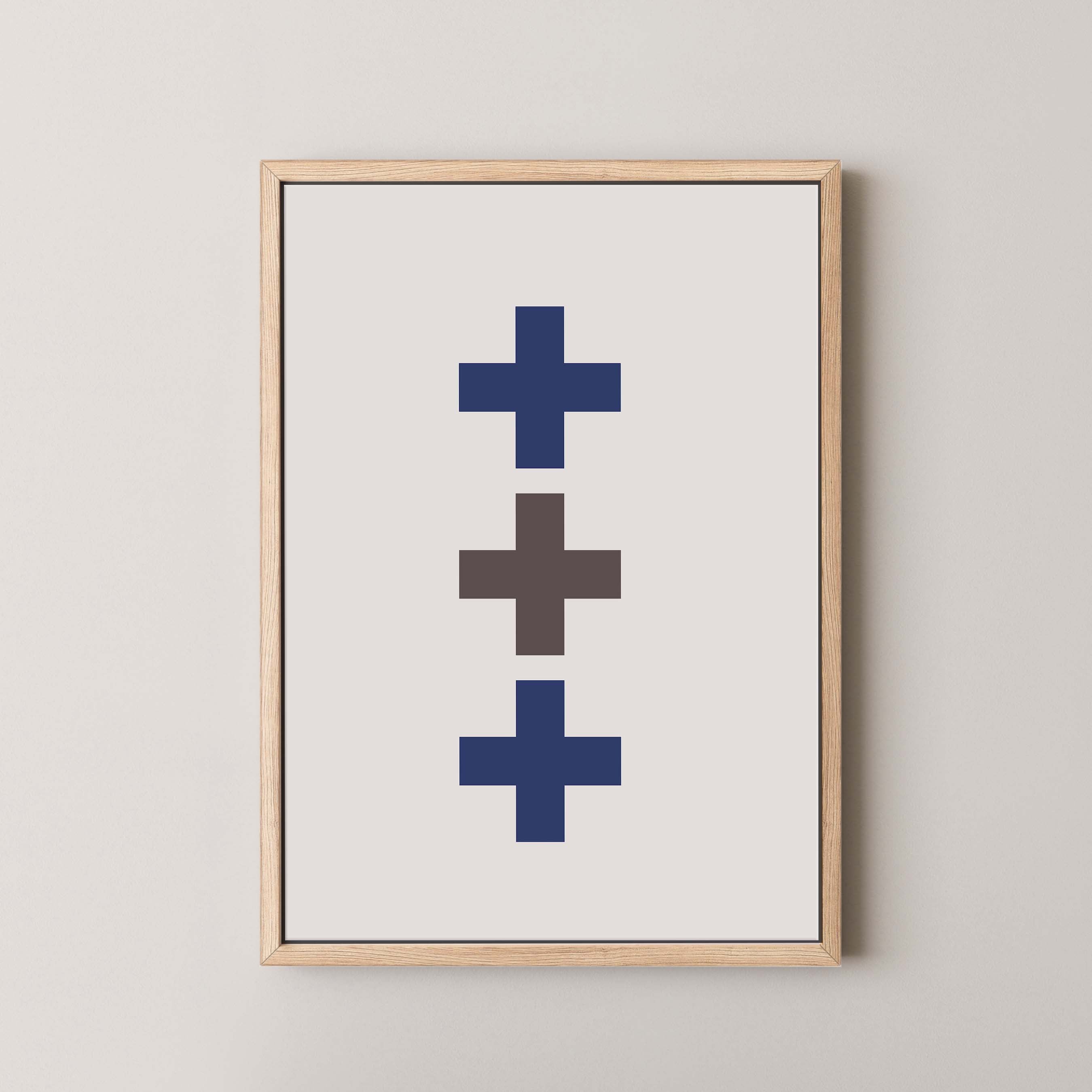 Swiss Cross in Cream