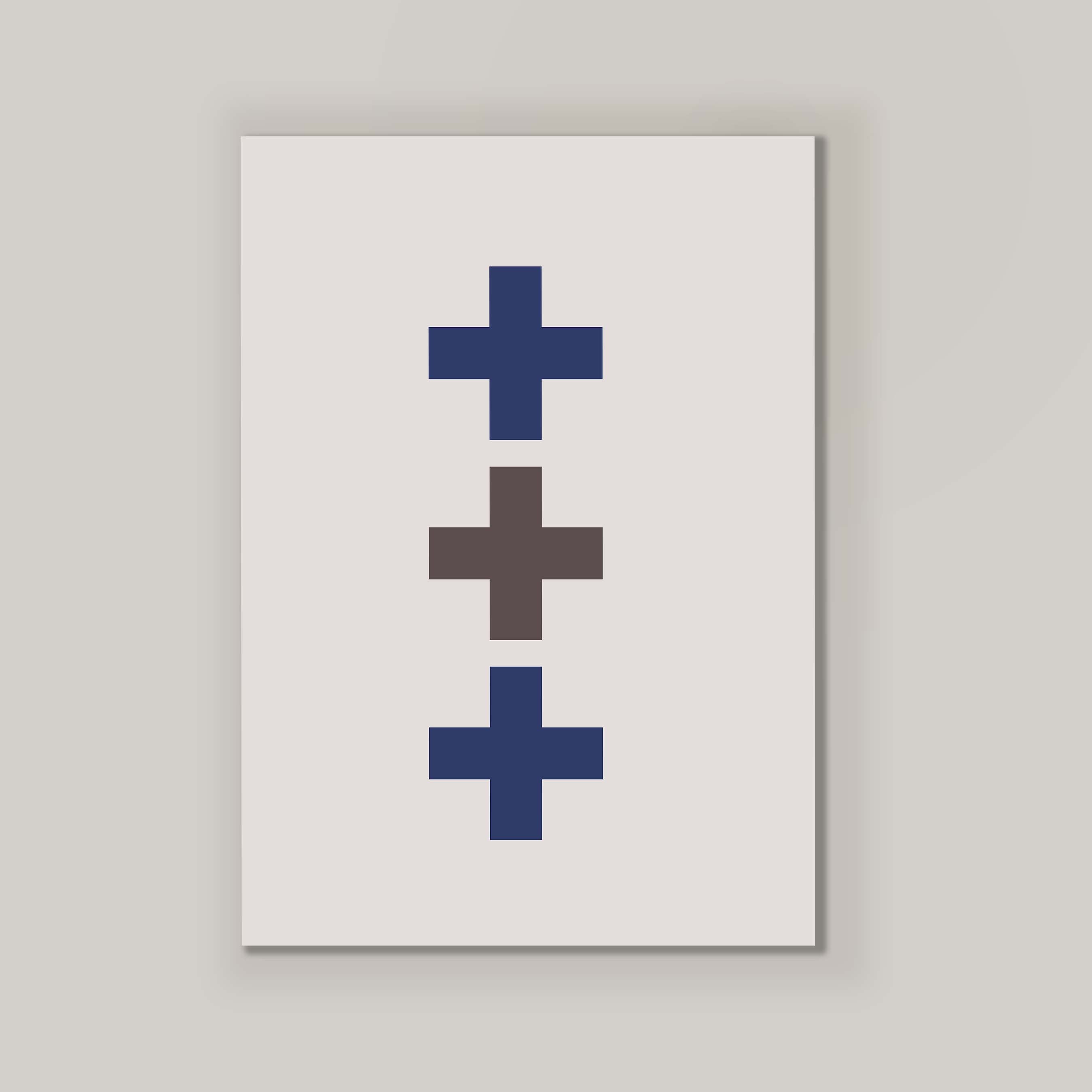 Swiss Cross in Cream