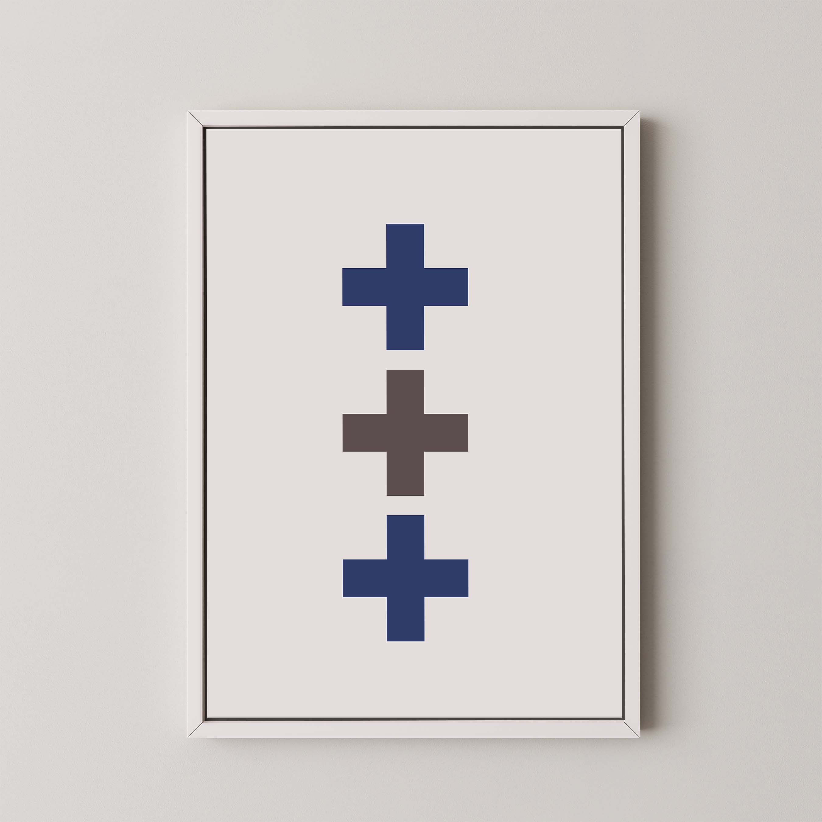 Swiss Cross in Cream