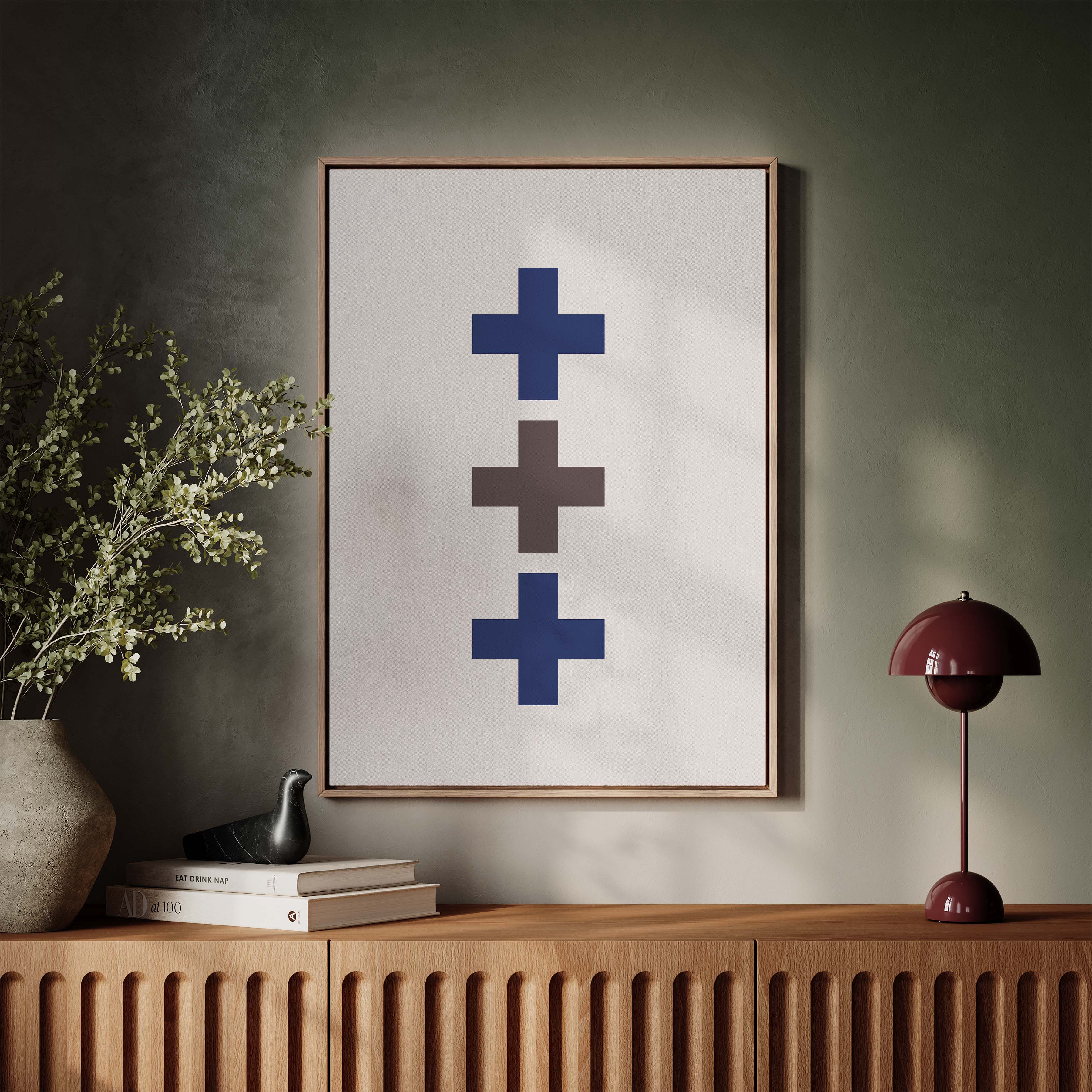 Swiss Cross in Cream