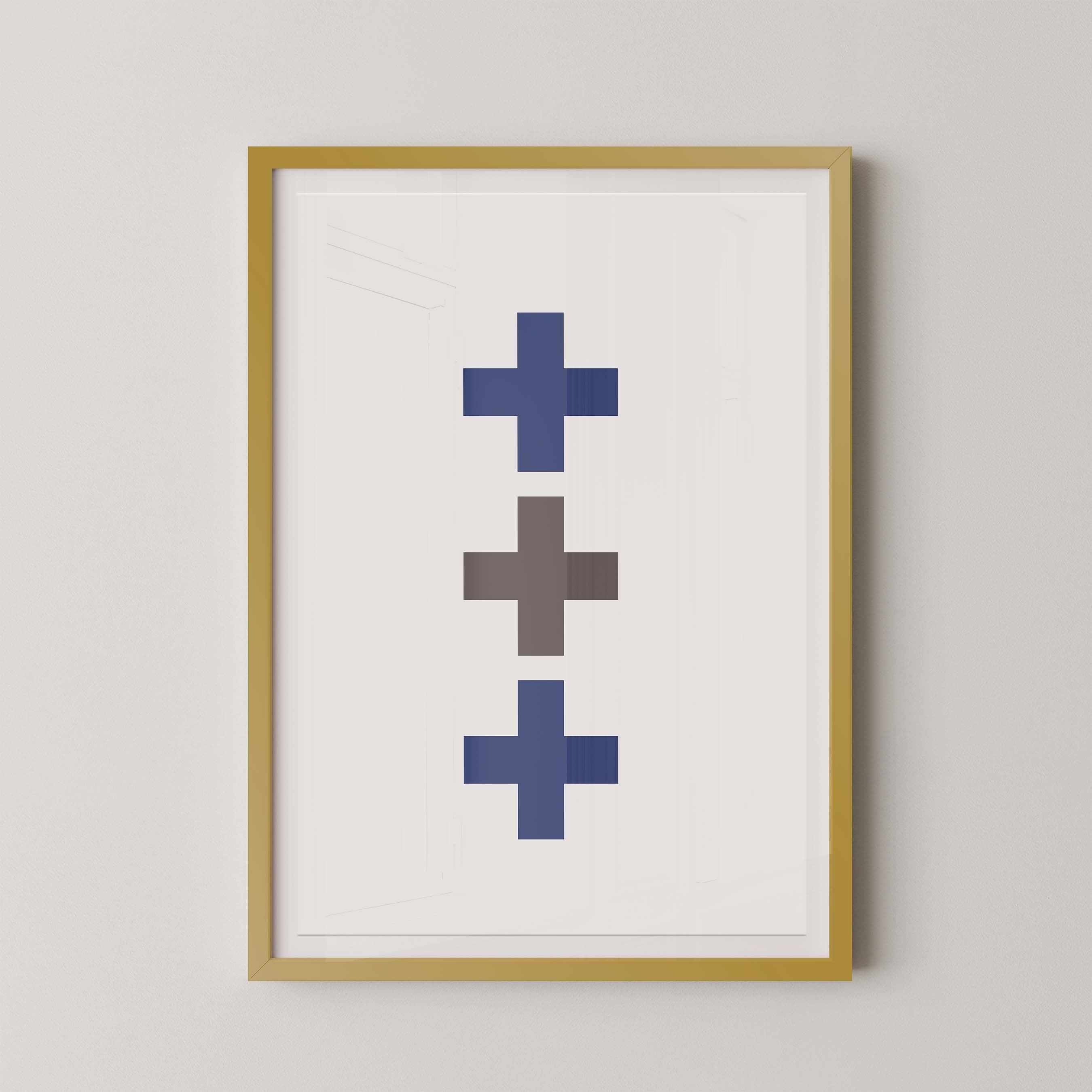 Swiss Cross in Cream