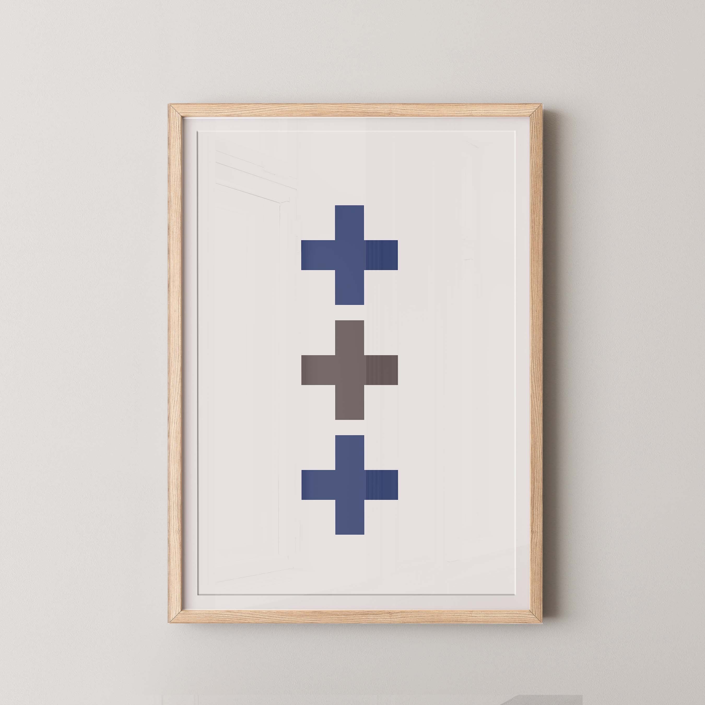 Swiss Cross in Cream