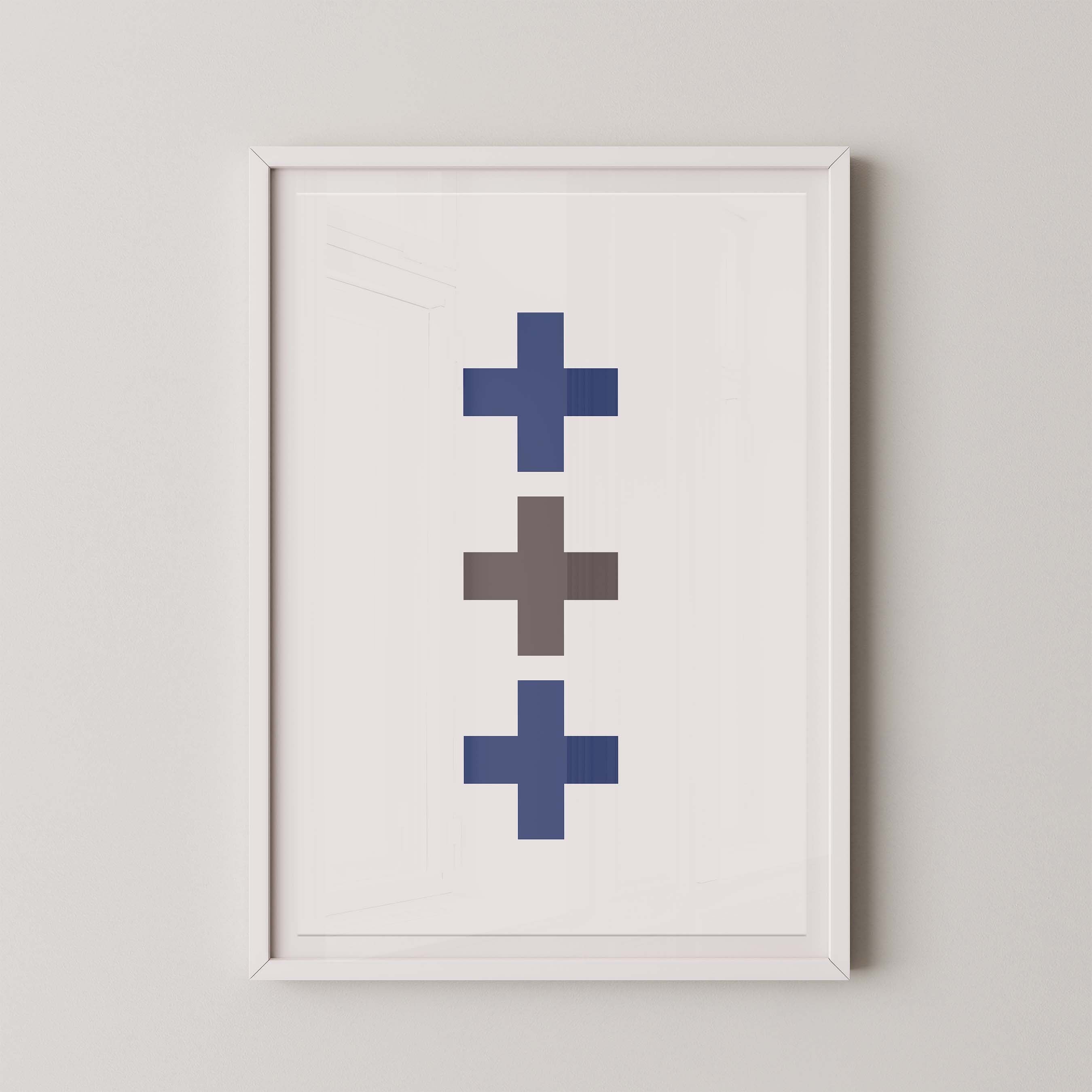 Swiss Cross in Cream