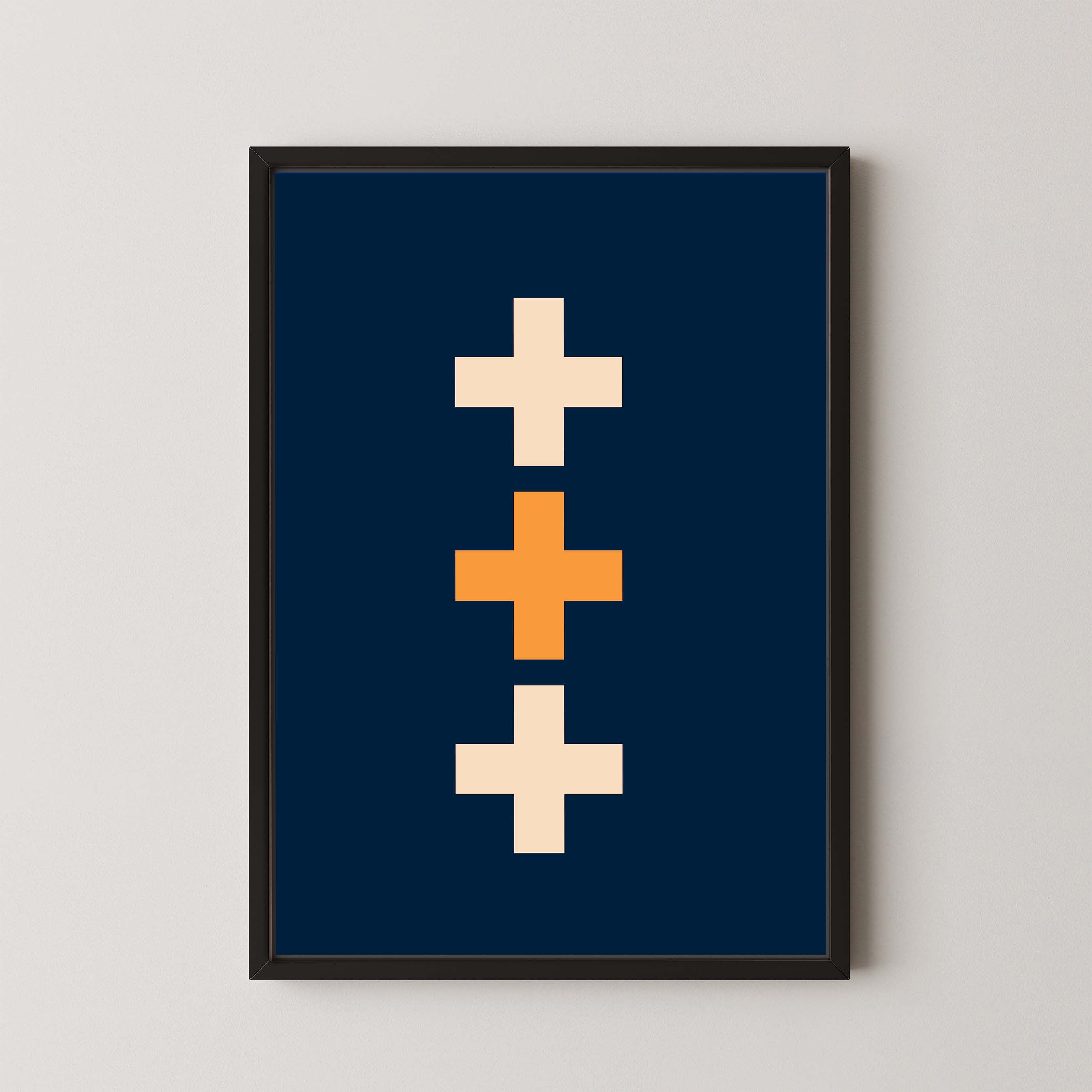 Swiss Cross in Dark