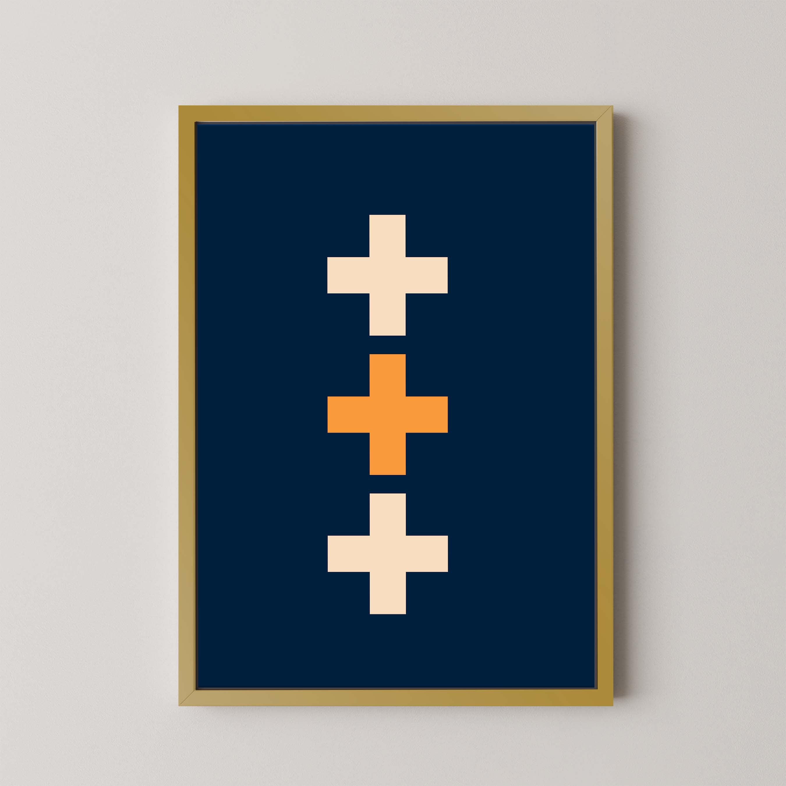 Swiss Cross in Dark