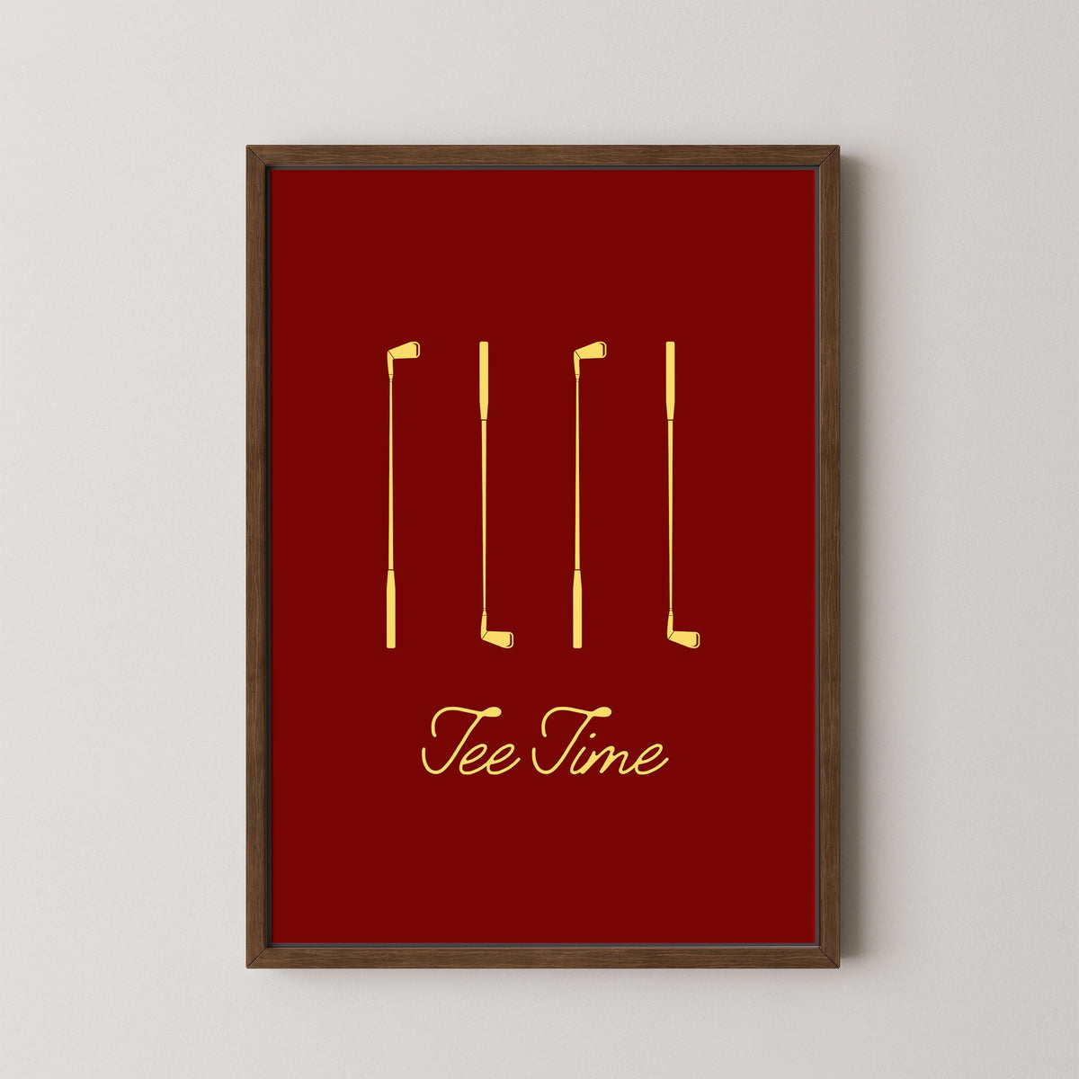 Tee Time Red – Storyline Prints